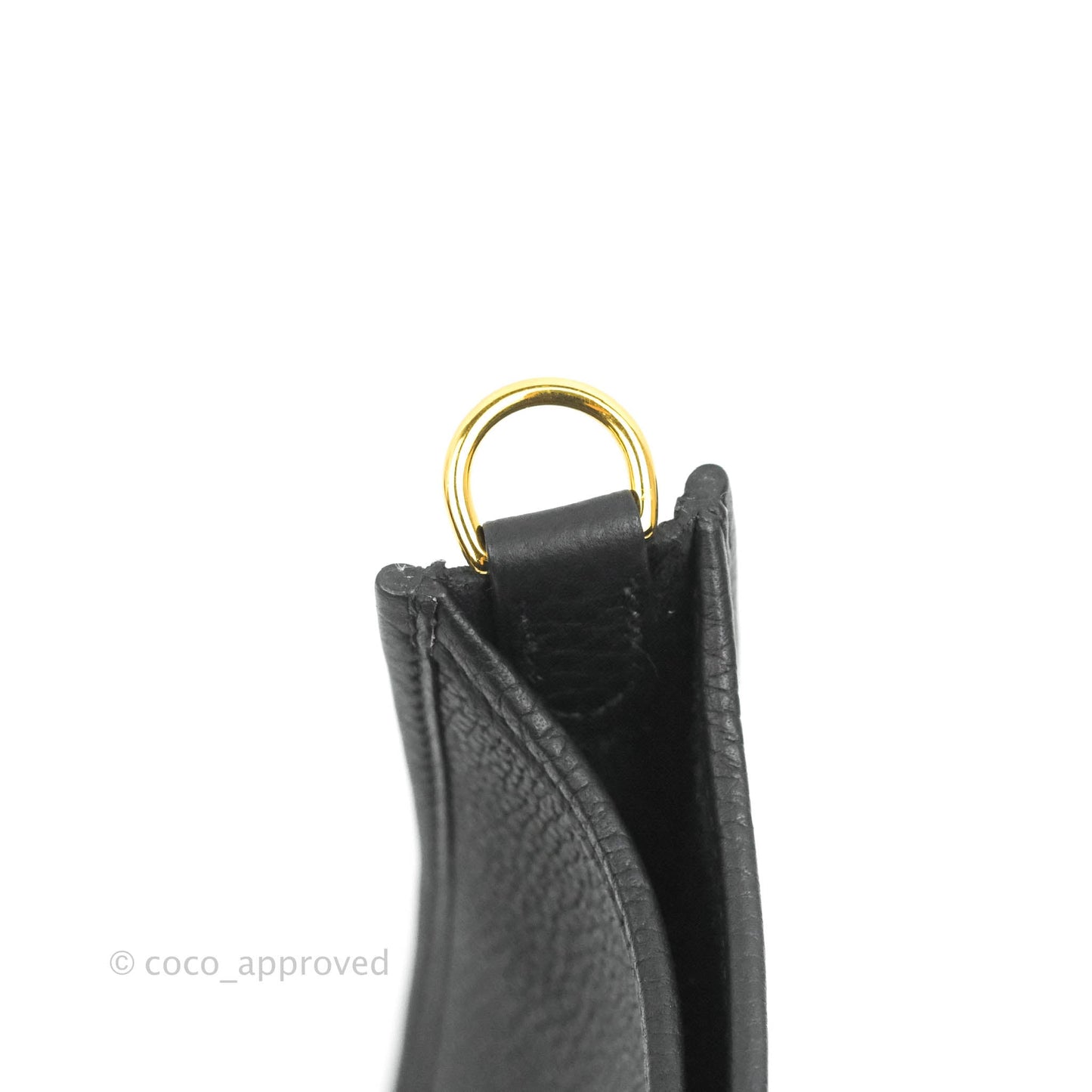 Hermès Mini Evelyne 16 Amazone Clemence Black Gold Hardware