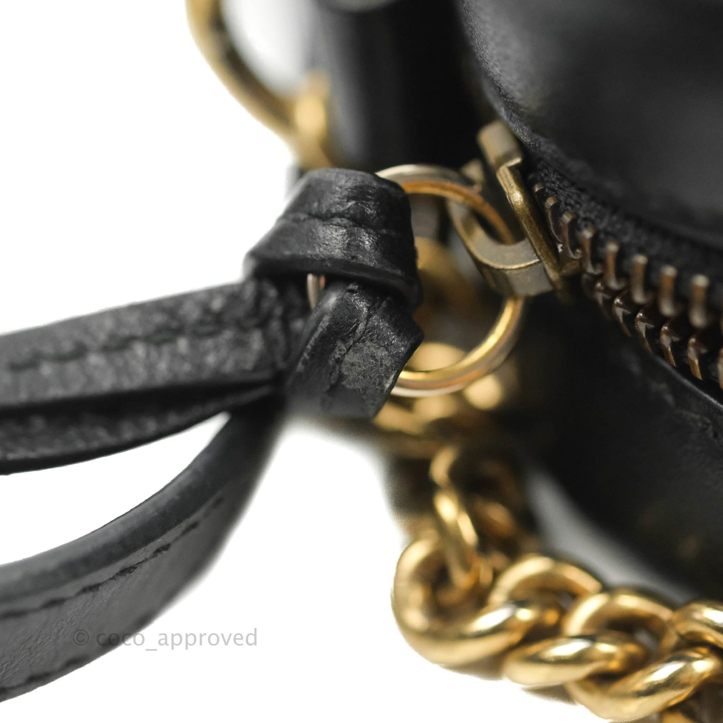 Gucci Mini Matelasse GG Marmont Camera Bag Black Calfskin Gold Hardware