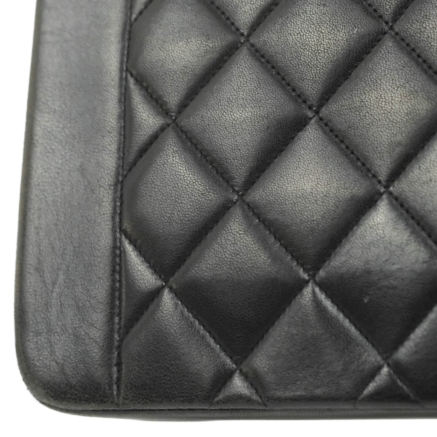 Chanel Vintage Quilted Medium Classic Diana Flap Bag Black Lambskin 24K Gold Harwdare