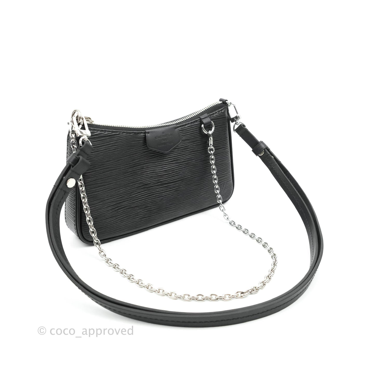 Louis Vuitton Epi Easy Pouch On Strap Black