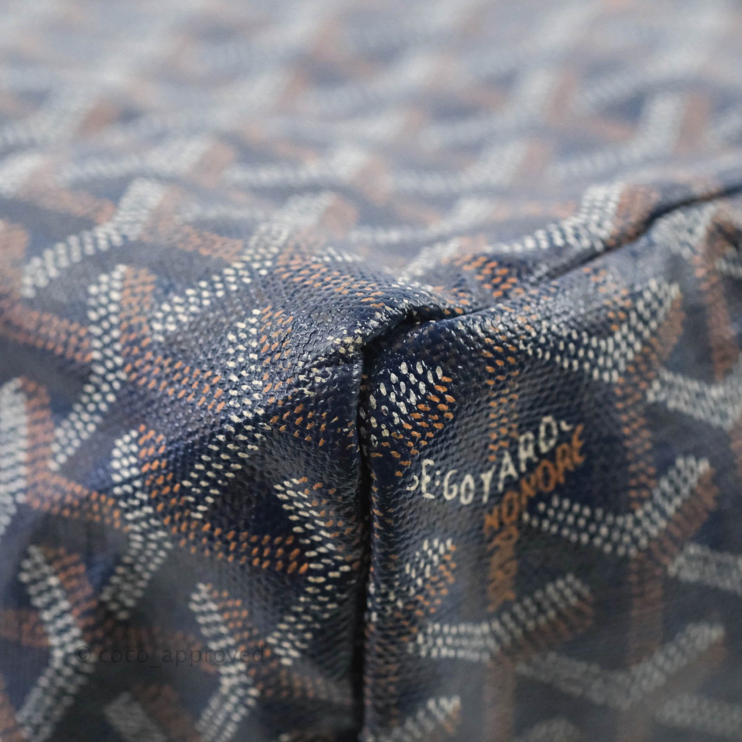 Goyard St. Louis Tote GM Navy