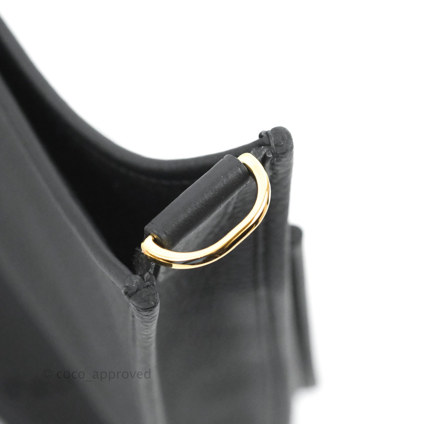 Hermes Evelyne III 29 Black Clemence Gold Hardware