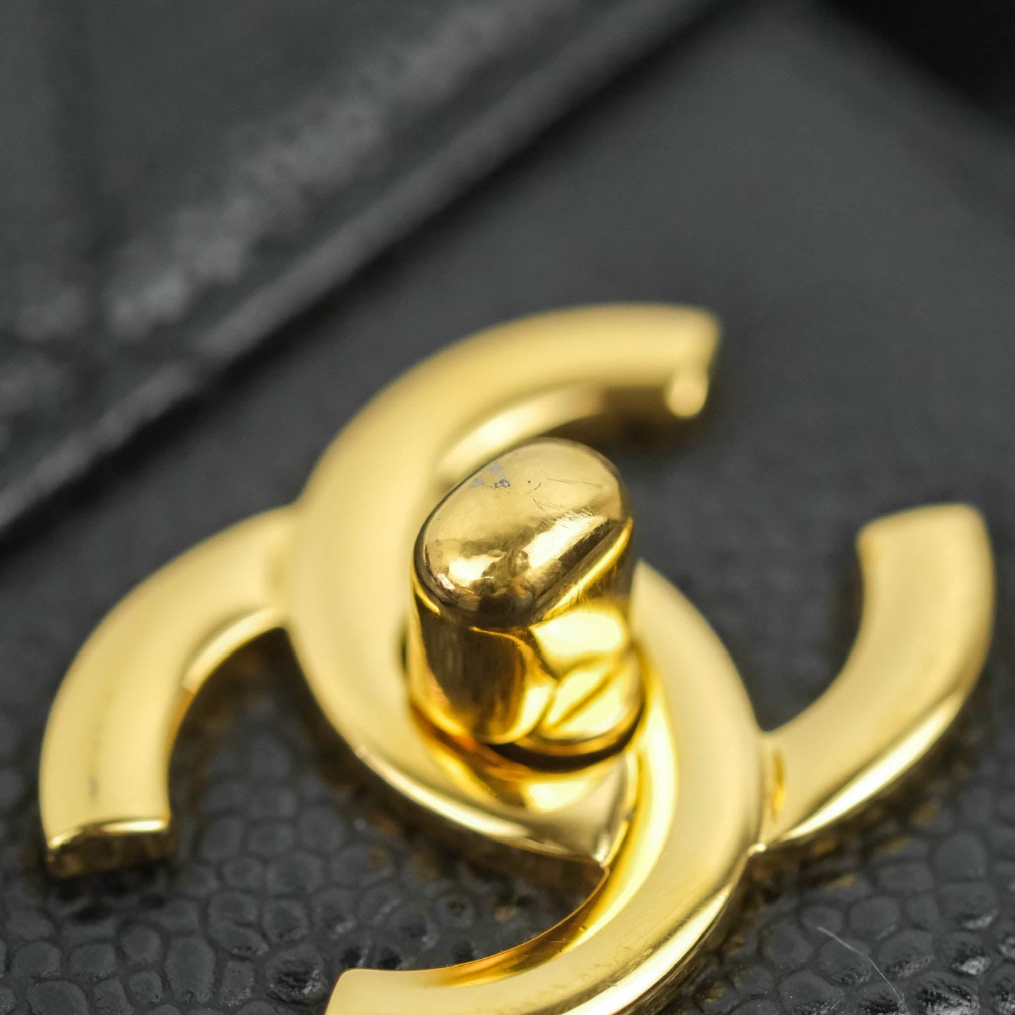Chanel Jumbo Double Flap Black Caviar Gold Hardware⁣⁣