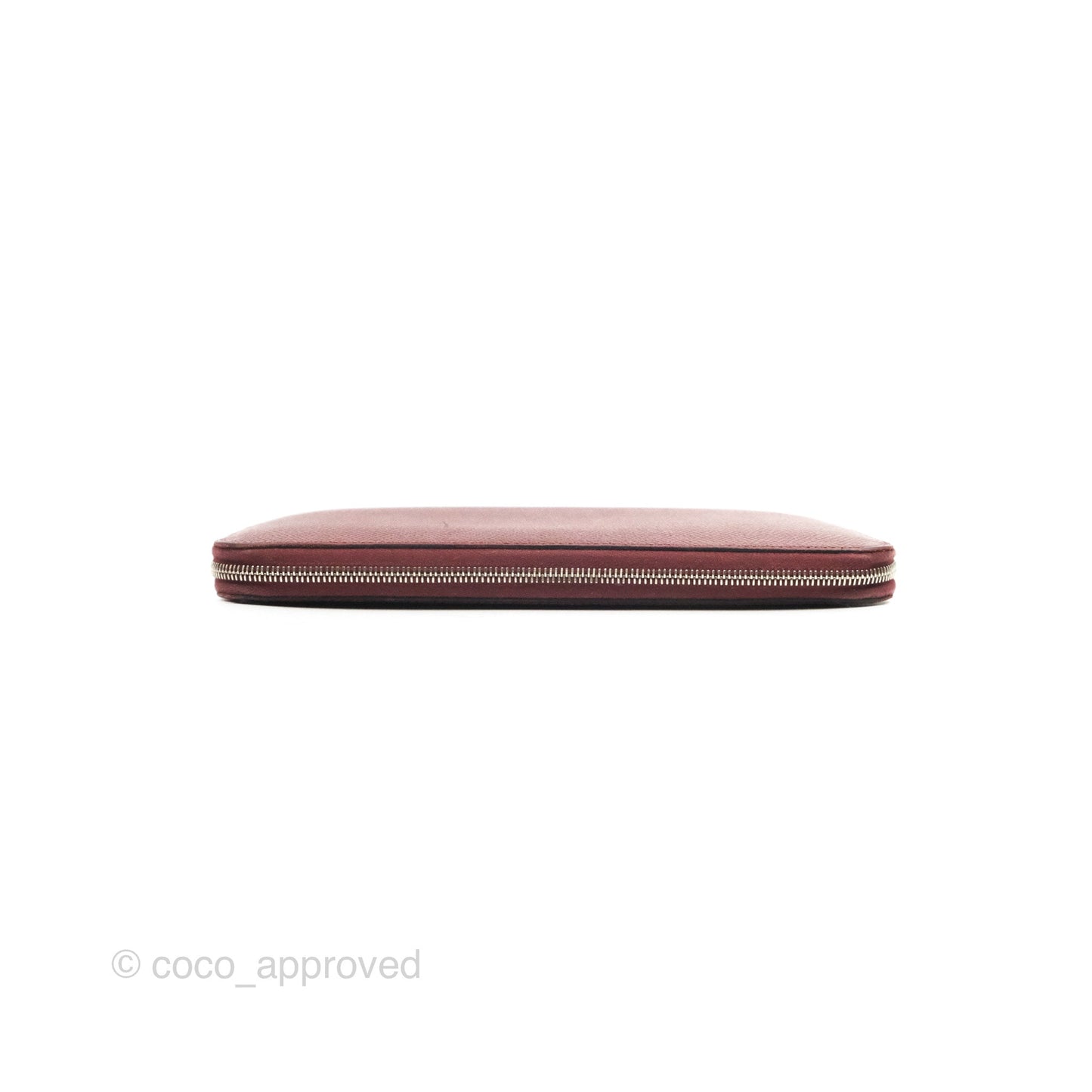 Hermès Silk'In Classique Long Wallet Rouge H Epsom