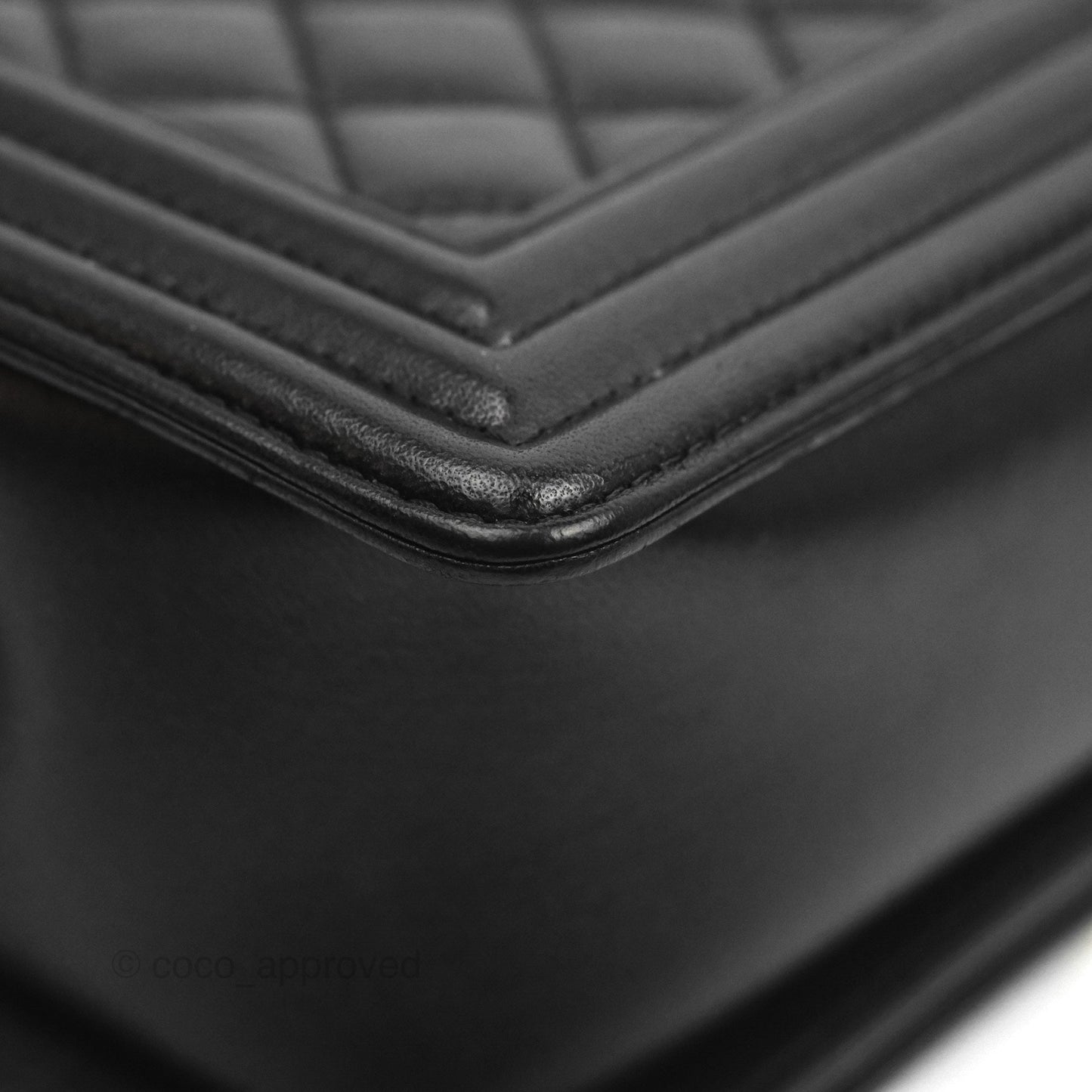 Chanel Quilted Medium Boy Black Gold Hardware