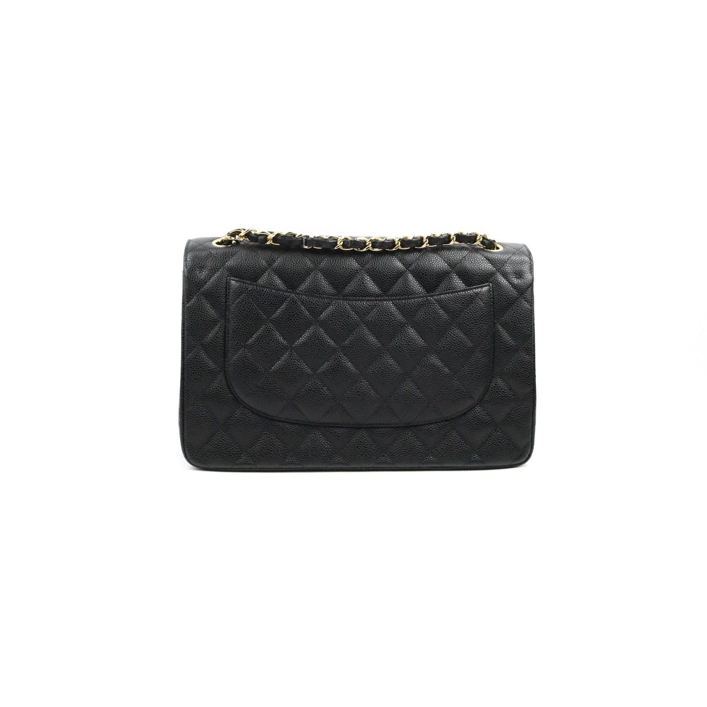 Chanel Jumbo Double Flap Black Caviar Gold Hardware⁣⁣