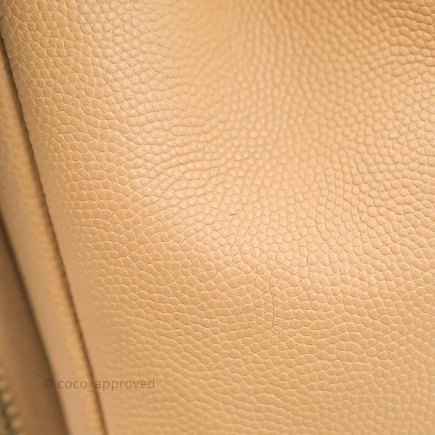 Chanel Quilted Small Business Affinity Flap Beige Caviar Gold Hardware