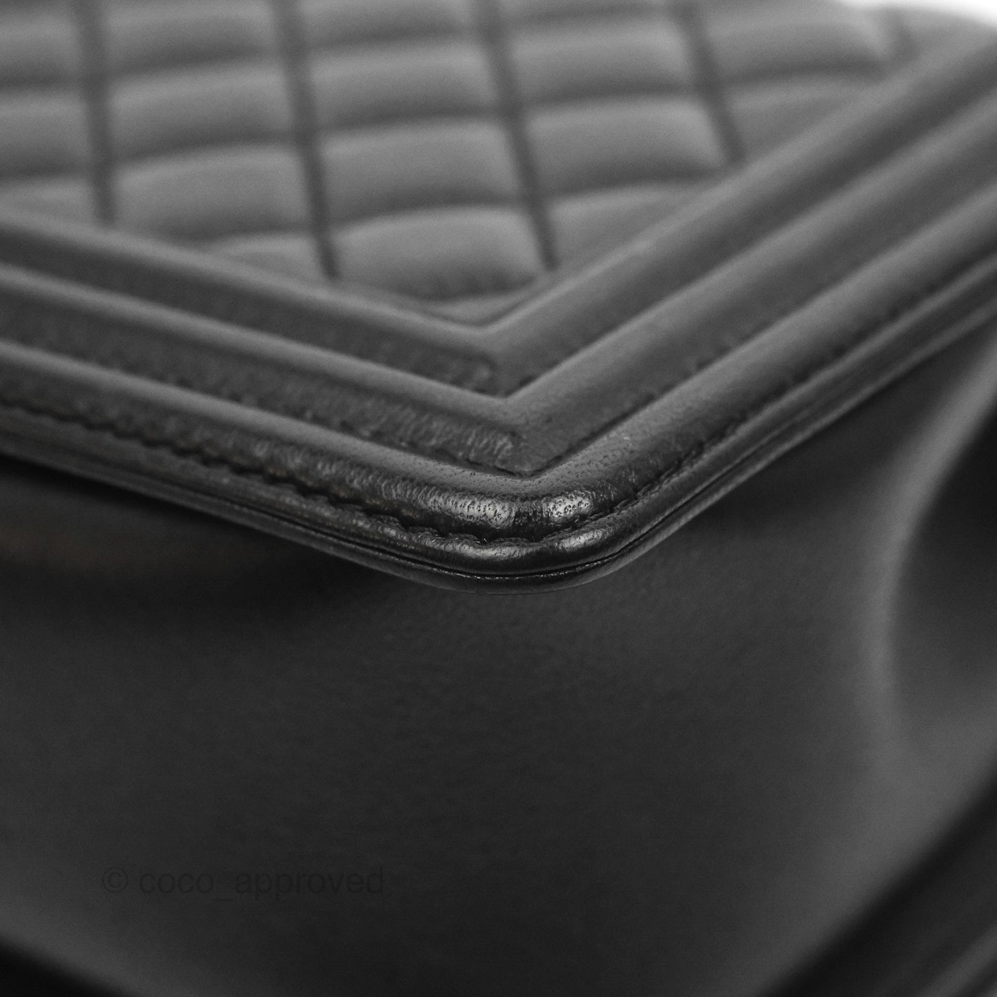 Chanel Quilted Medium Boy Black Gold Hardware