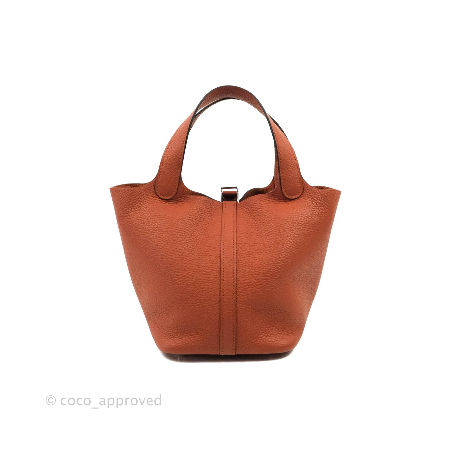 Hermès Picotin Lock 18 PM Cuivre 6C Clemence Palladium Hardware
