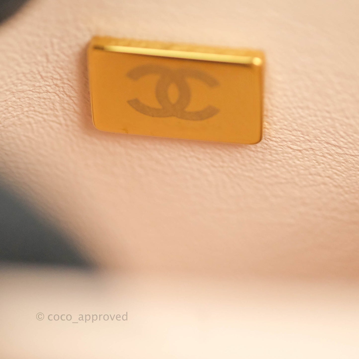 Chanel Trendy CC Small Light Beige Pink Lambskin Gold Hardware