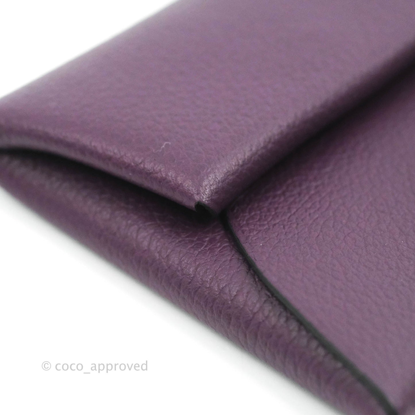 Hermès Bastia Coin Purse Cassis