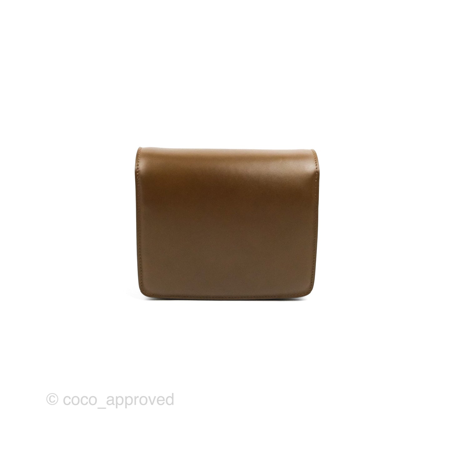 Celine Small Classic Box Flap Caramel Calfskin