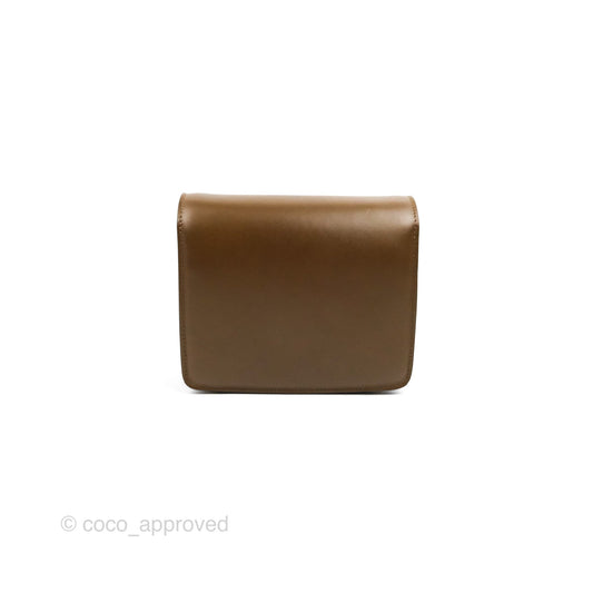 Celine Small Classic Box Flap Caramel Calfskin