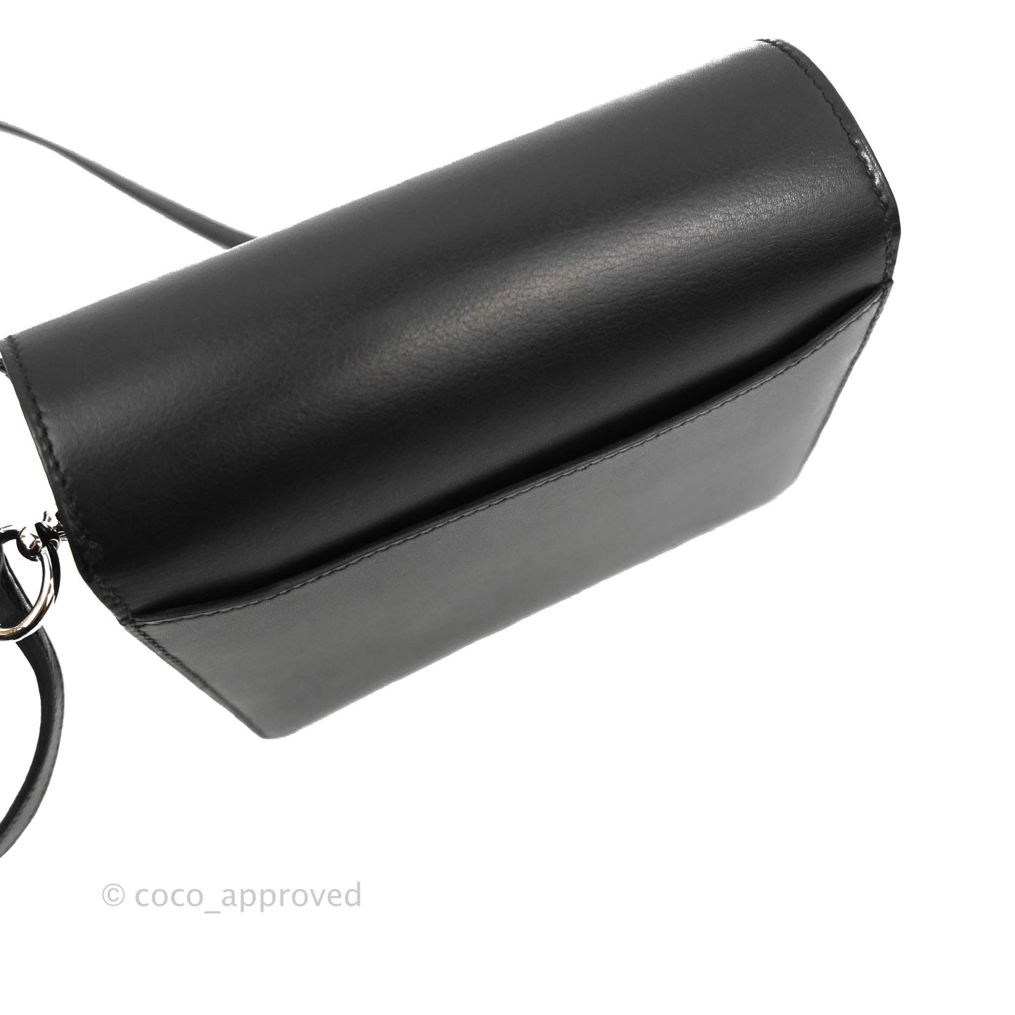 Hermès Roulis Mini 18 Black Swift Palladium Hardware