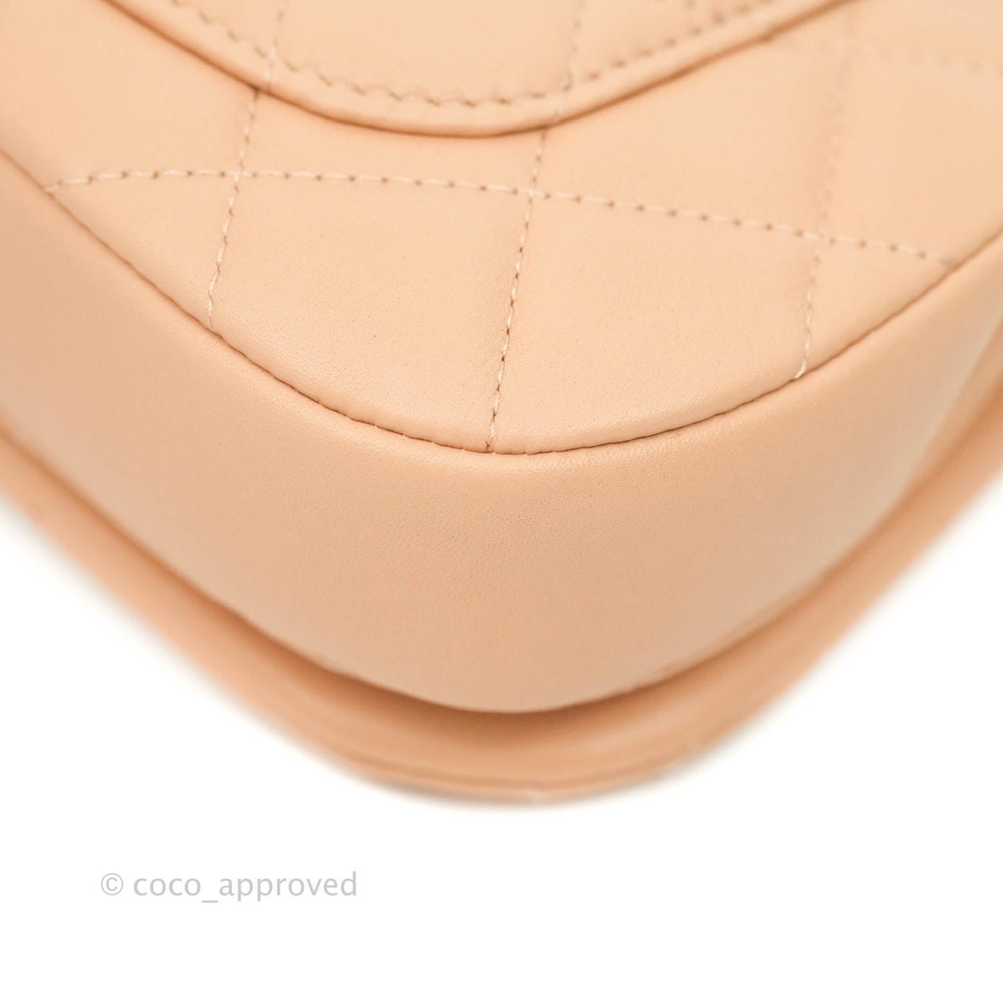 Chanel Clutch with Chain Beige Calfskin Aged Gold Hardware 21B