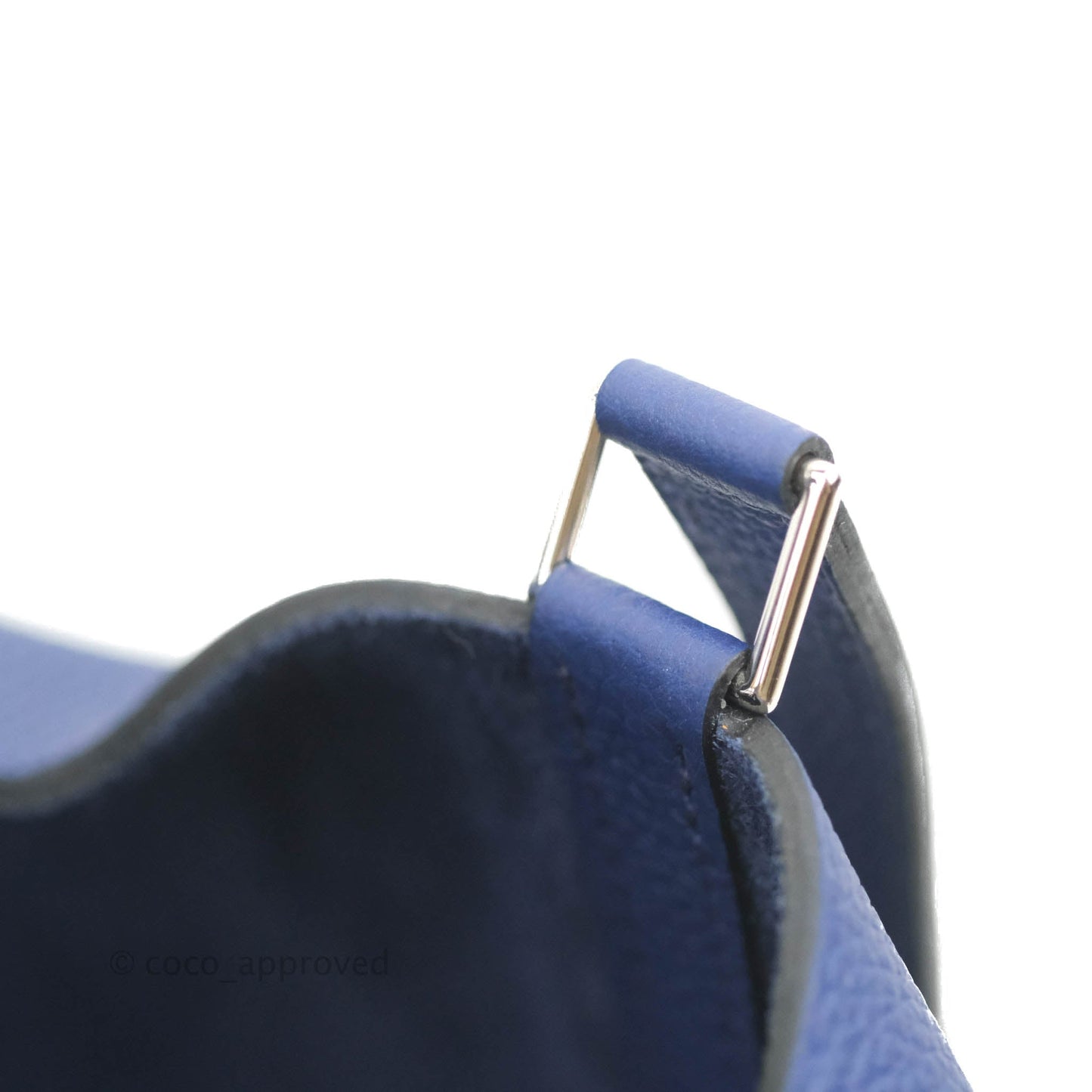Hermès Picotin Lock 18 PM Bleu Saphir Clemence Palladium Hardware
