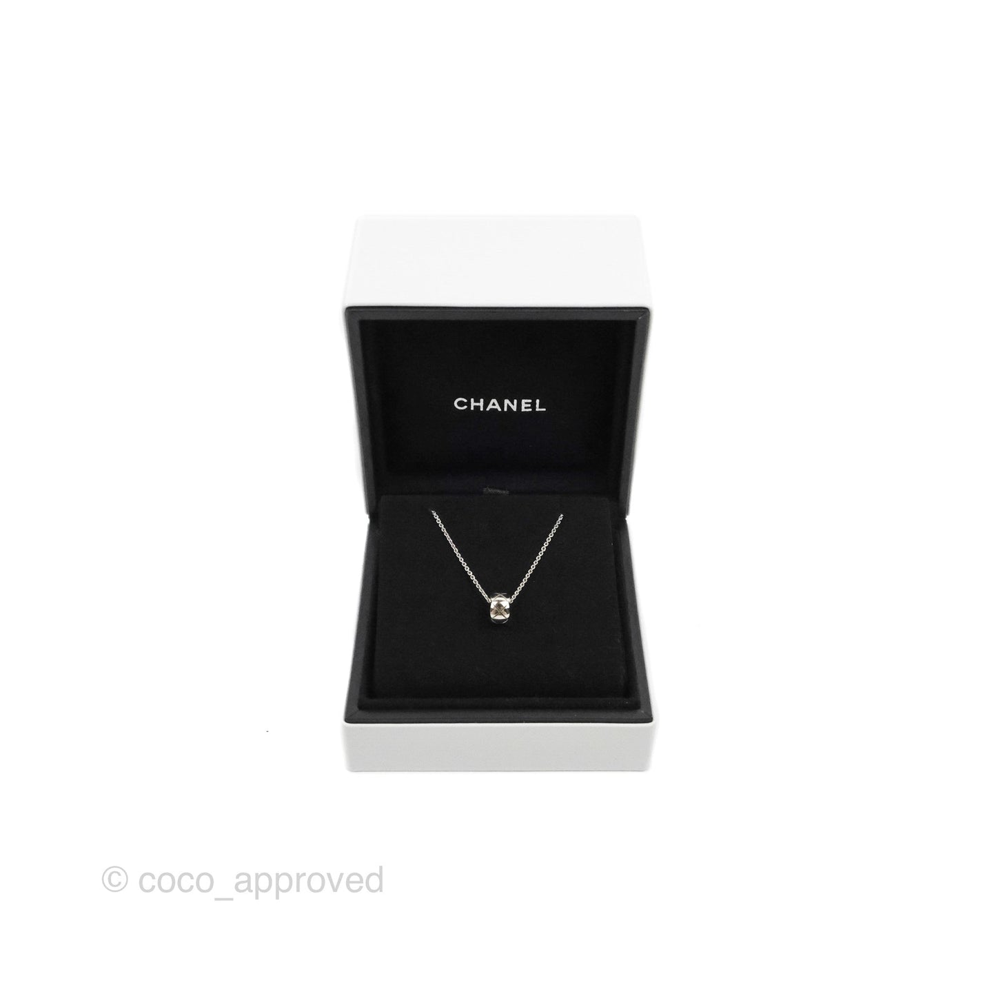 Chanel Coco Crush Necklace 18K White Gold