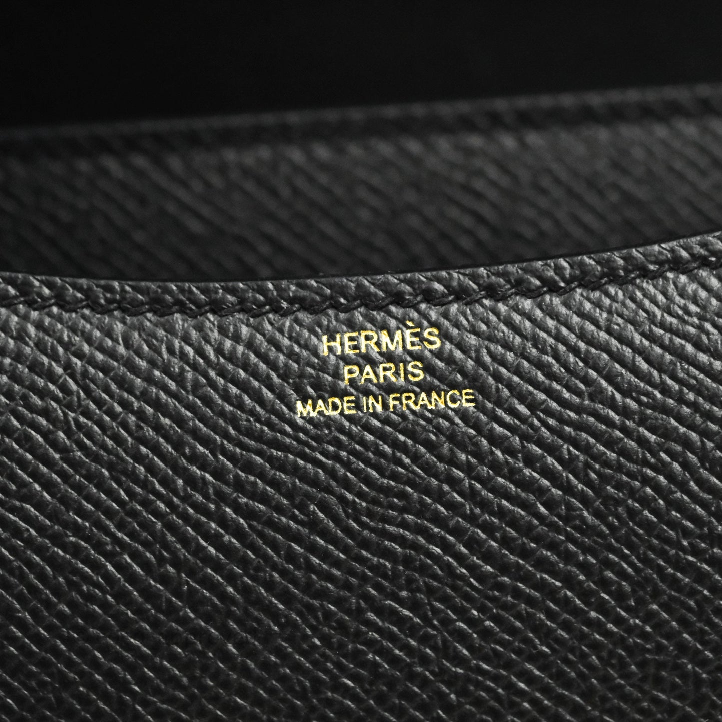 Hermès Constance Mini 18cm Black Epsom Rose Gold Hardware