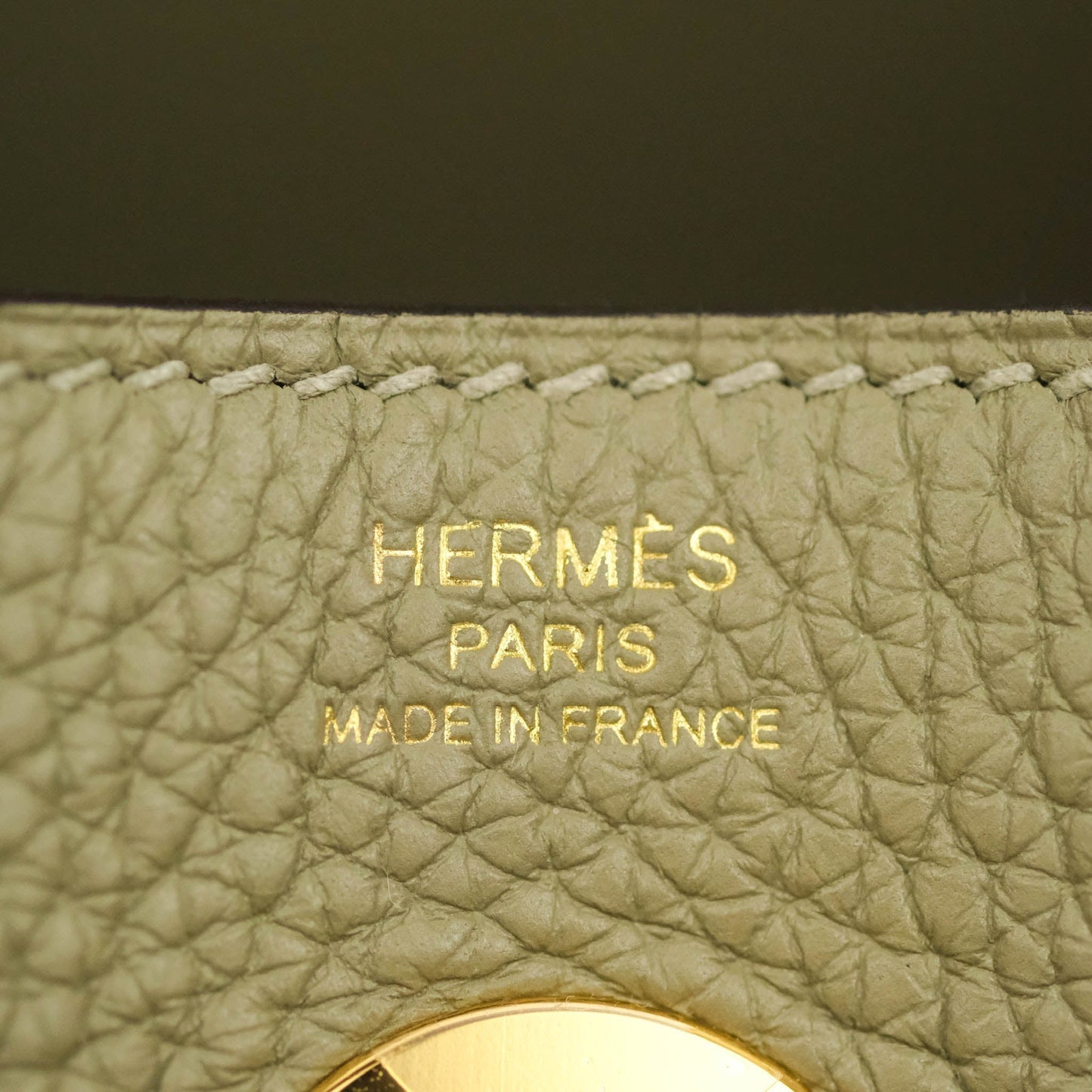 Hermès Lindy 26 Taurillon Clemence Sauge Gold Hardware
