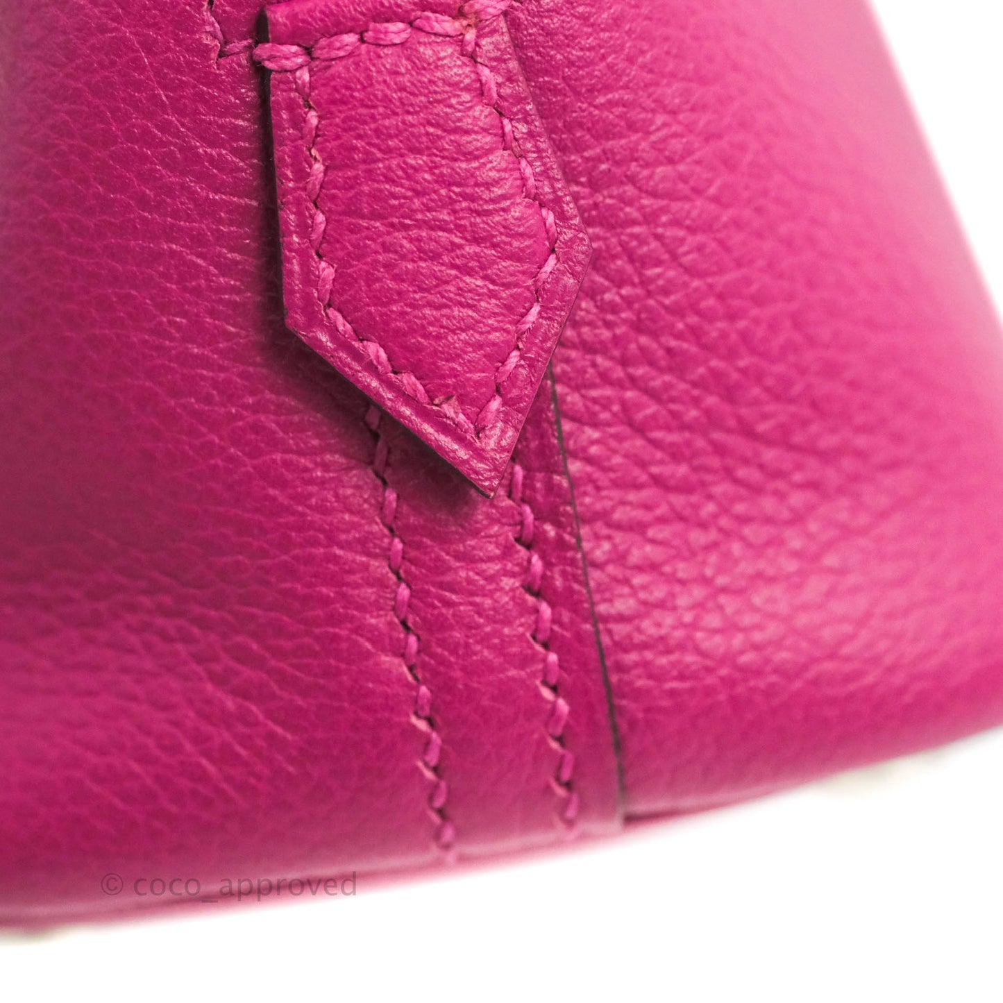 Hermes Mini Bolide 1923 Bag Rose Pourpre Evecolor Palladium Hardware