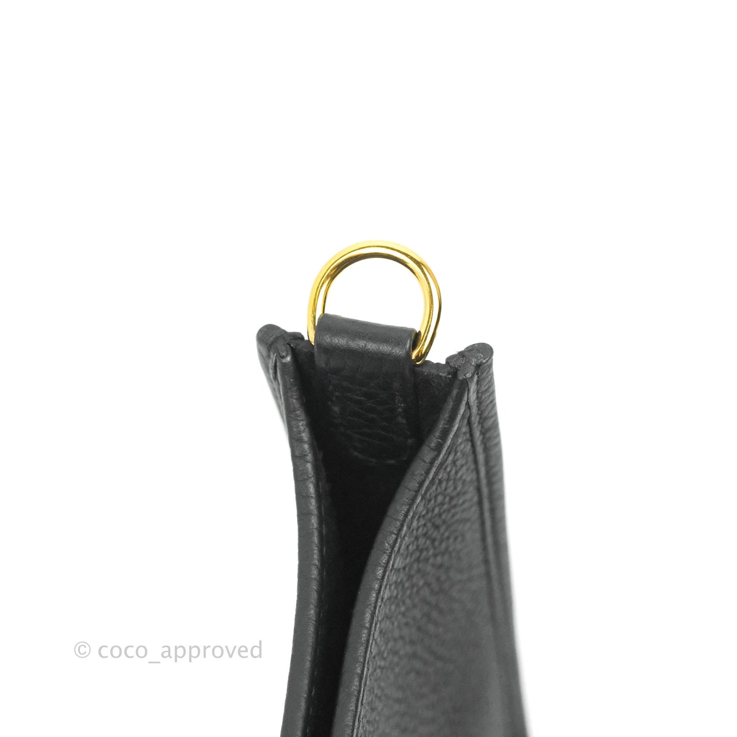 Hermès Mini Evelyne 16 Amazone Clemence Black Gold Hardware