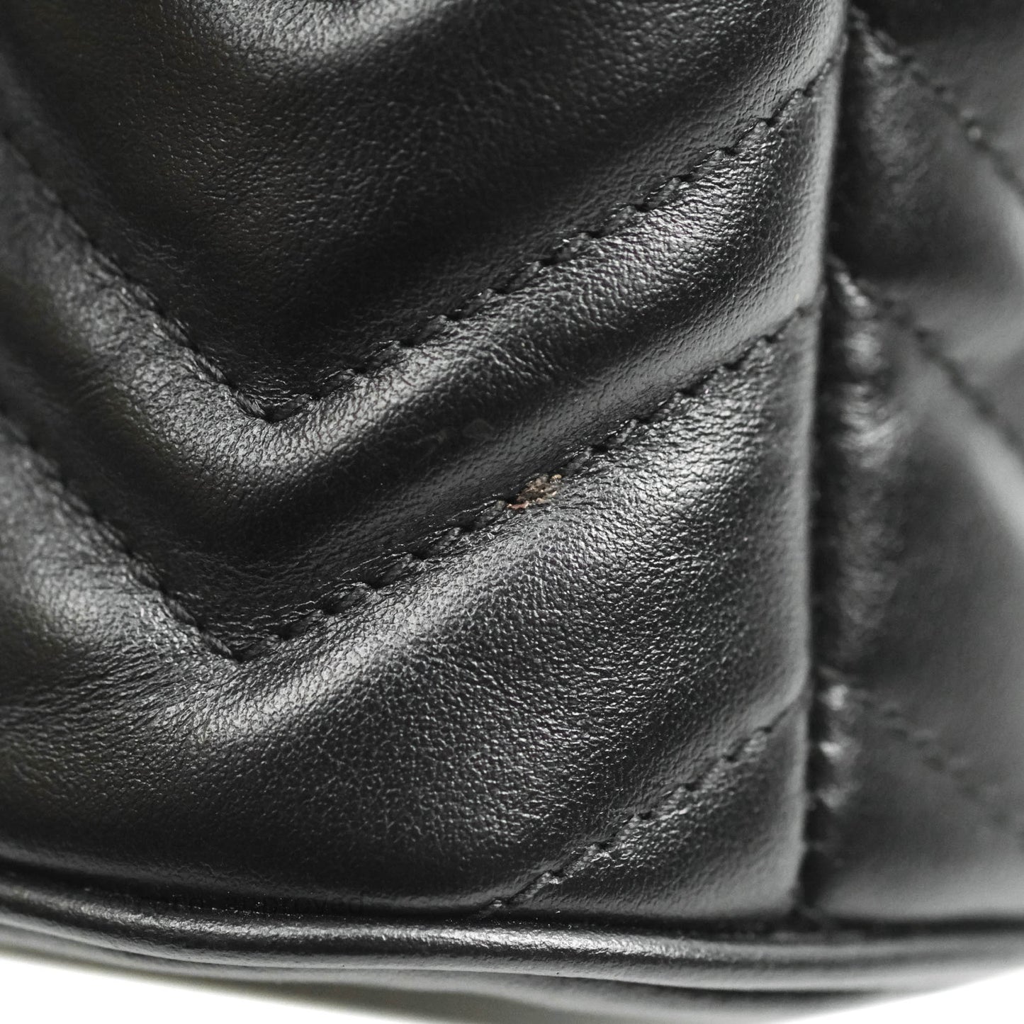 Gucci GG Marmont Mini Leather Bucket Bag Black
