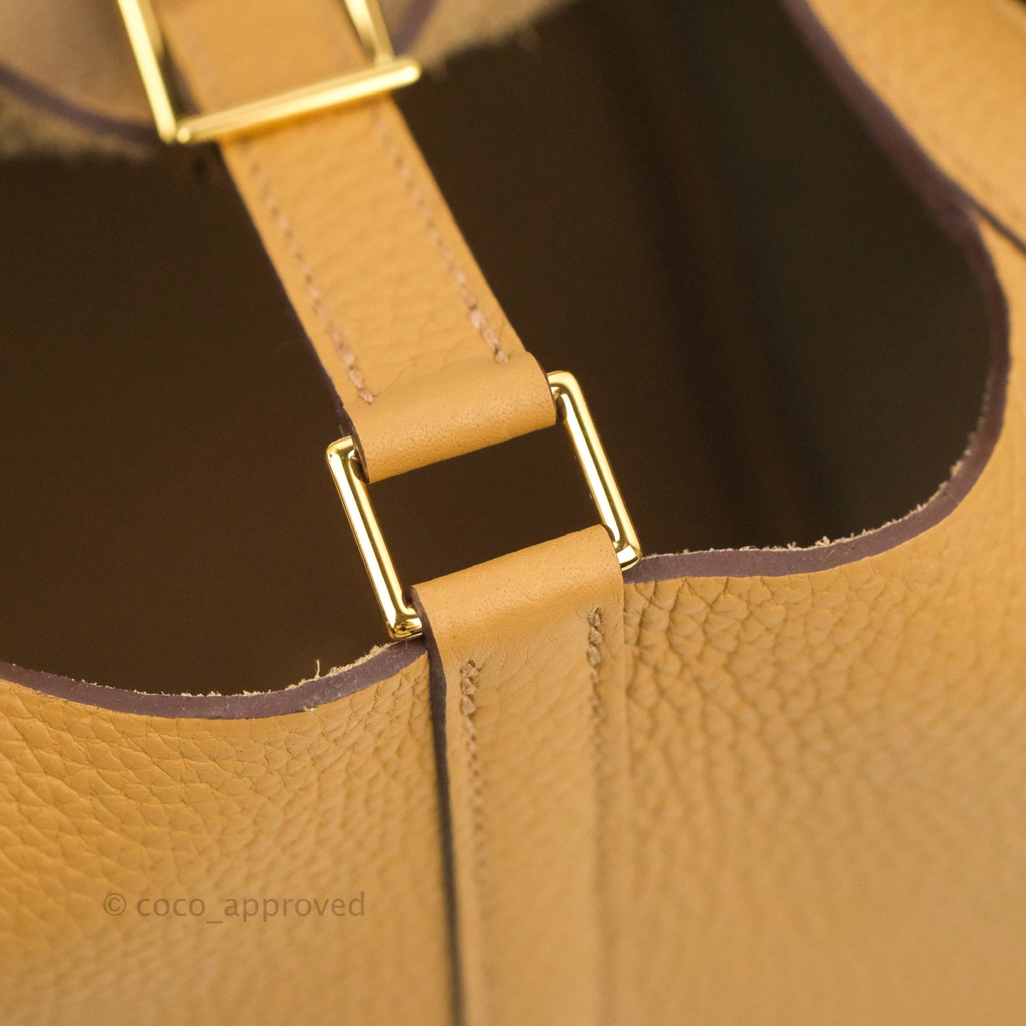 Hermès Picotin Lock 18 Clemence Biscuit 48 Gold Hardware