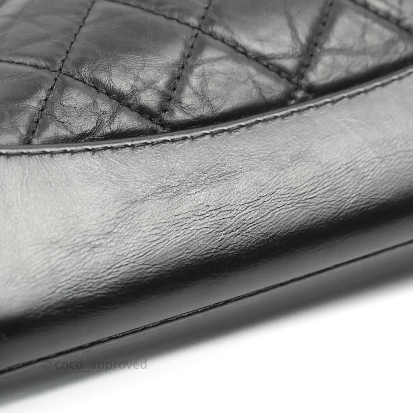 Chanel Medium Gabrielle Backpack Black Aged Calfskin