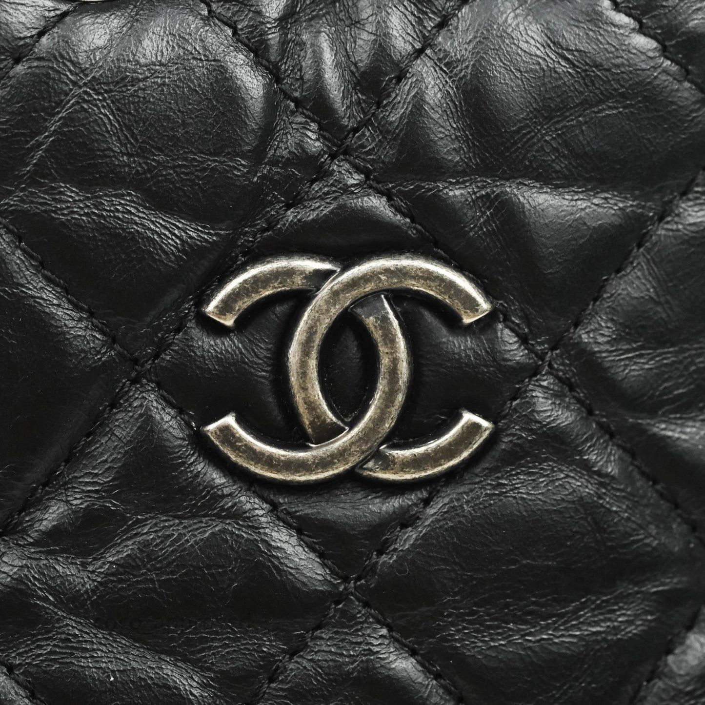 Chanel Small Gabrielle Backpack Black Aged Calfskin