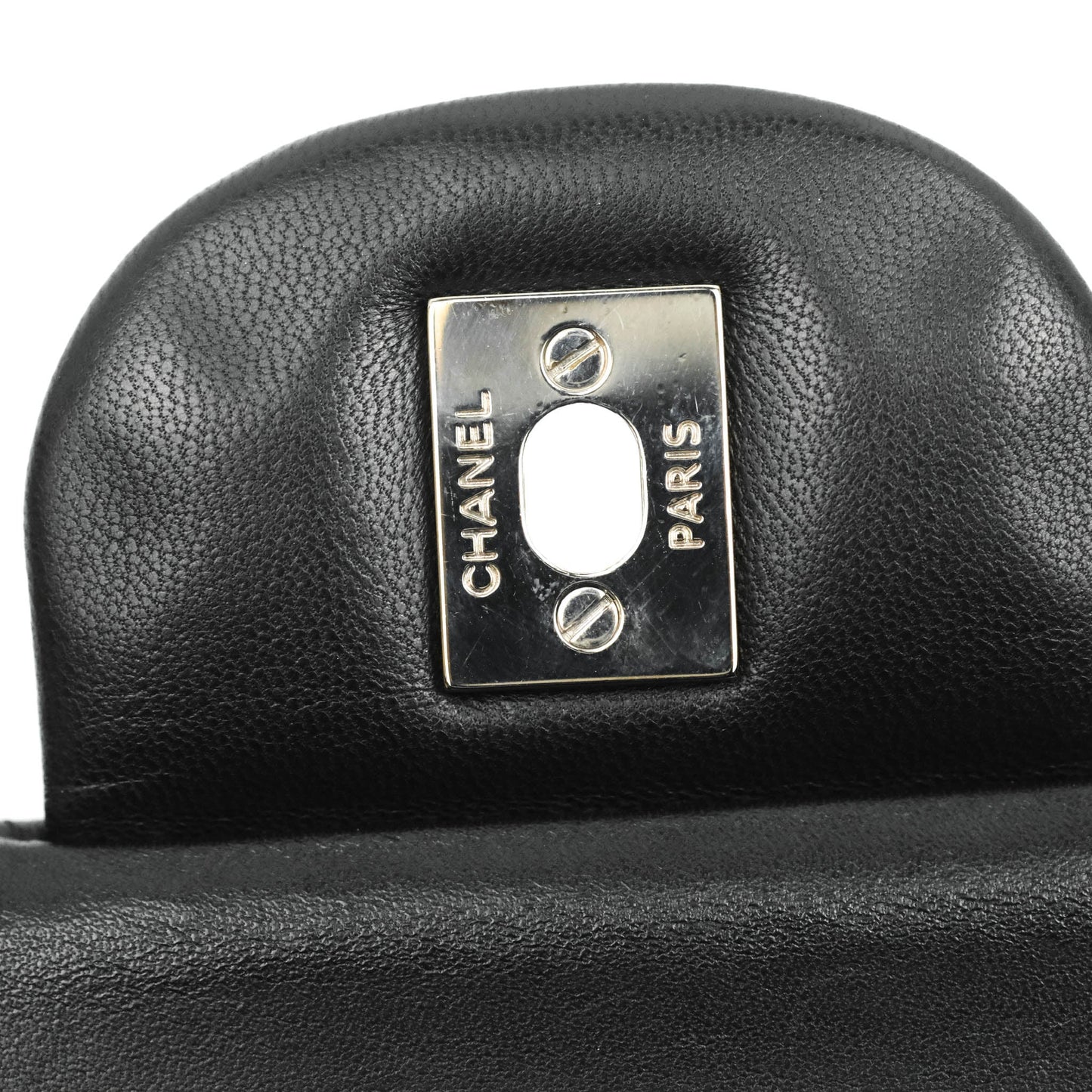Chanel Jumbo Double Flap Black Lambskin Silver Hardware⁣⁣