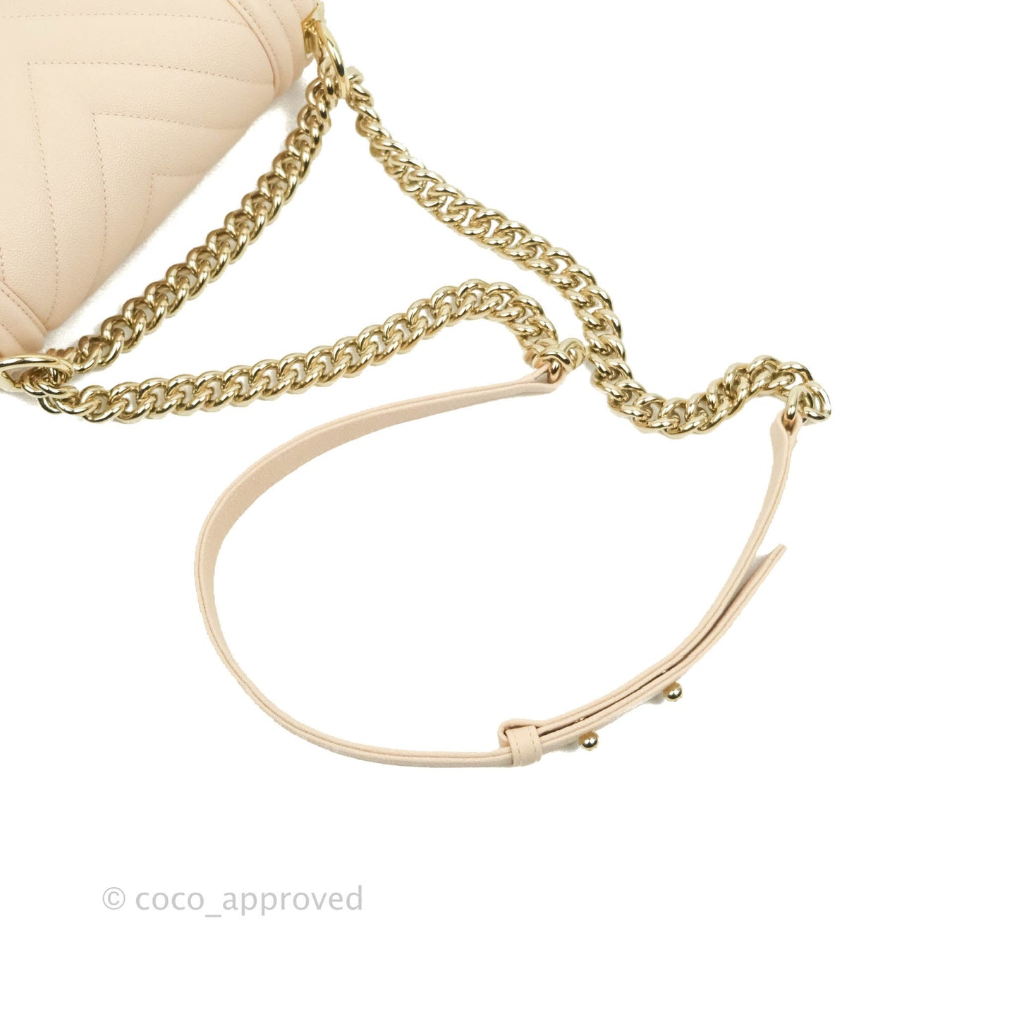 Chanel Small Boy Chevron Light Pink Caviar Gold Hardware
