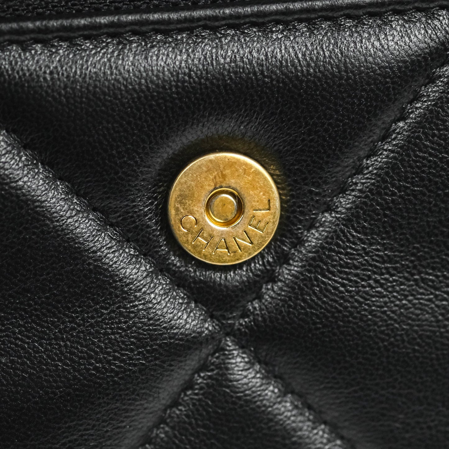 Chanel 19 Mini Clutch with Chain Black Lambskin Mixed Hardware