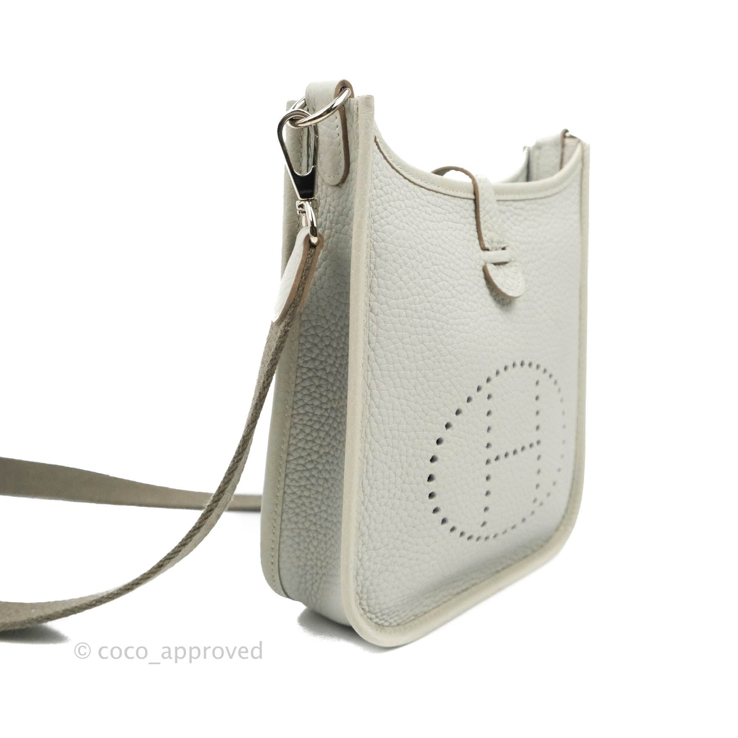 Hermès Mini Evelyne 16 Bleu Pal/ Gris Etain Amazone Palladium Hardware