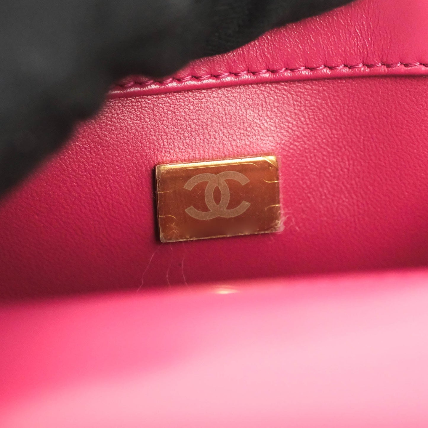 Chanel Quilted Mini Perfect Fit Adjustable Pink Calfskin Aged Gold Hardware 21A