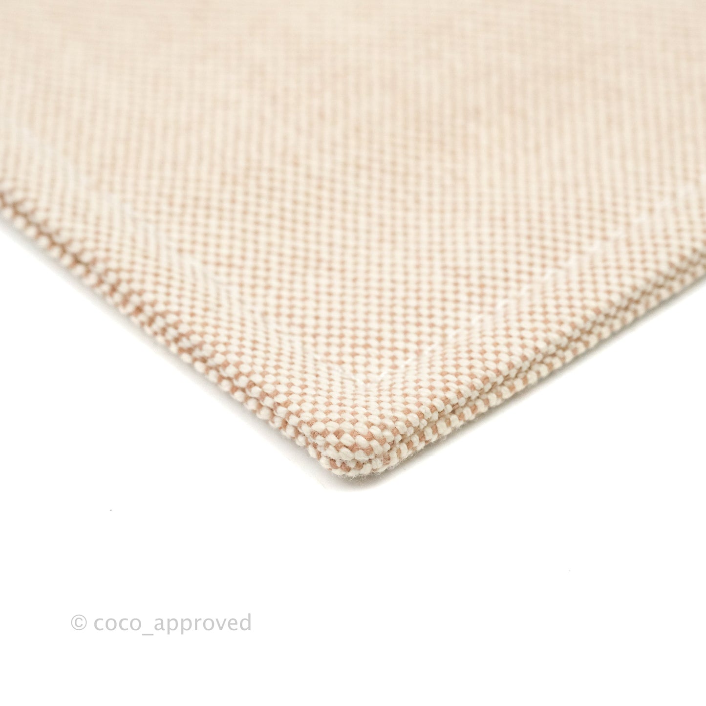 Hermès Small Bain New Yachting Pouch Cotton Pink
