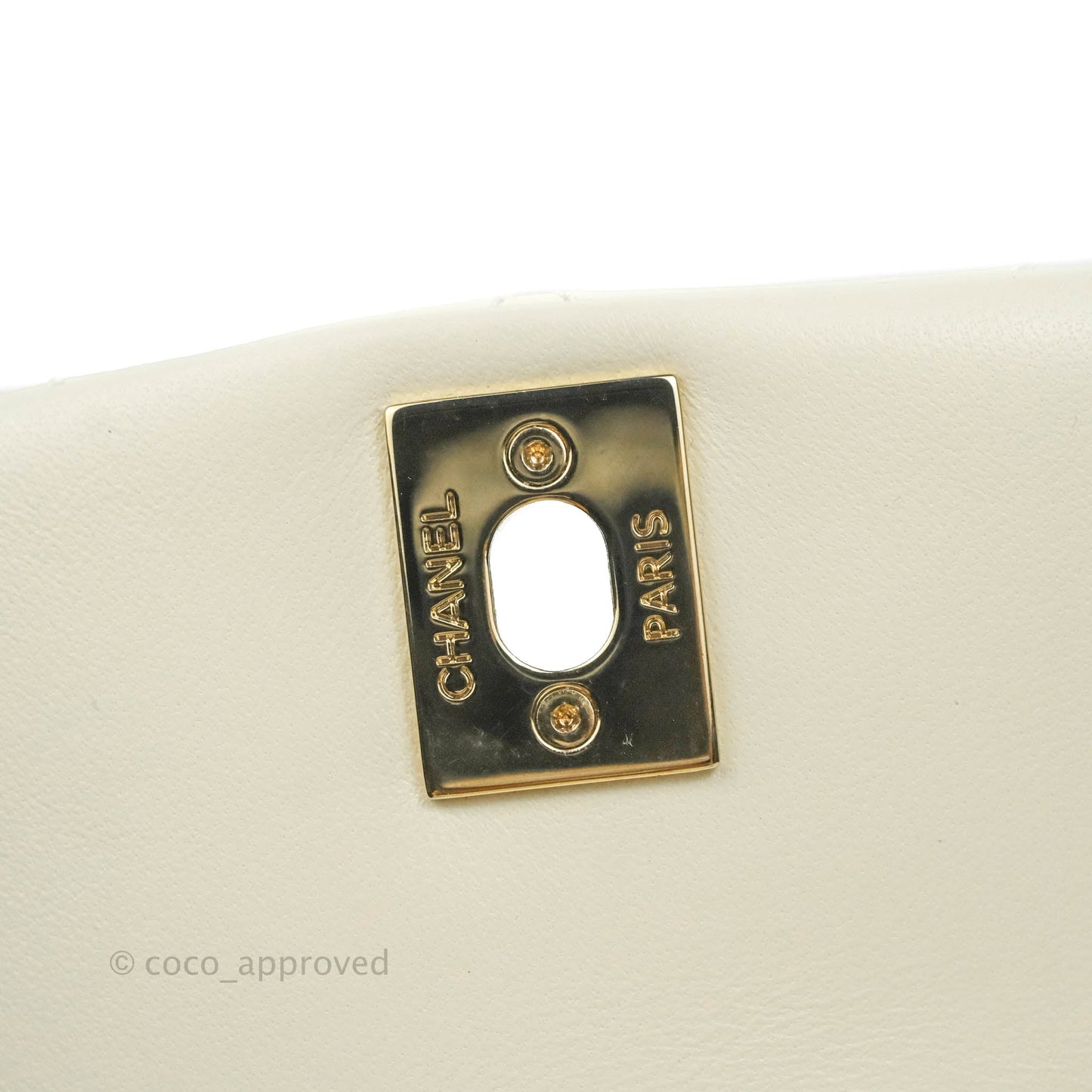 Chanel Quilted Small Duma Drawstring Backpack White Lambskin