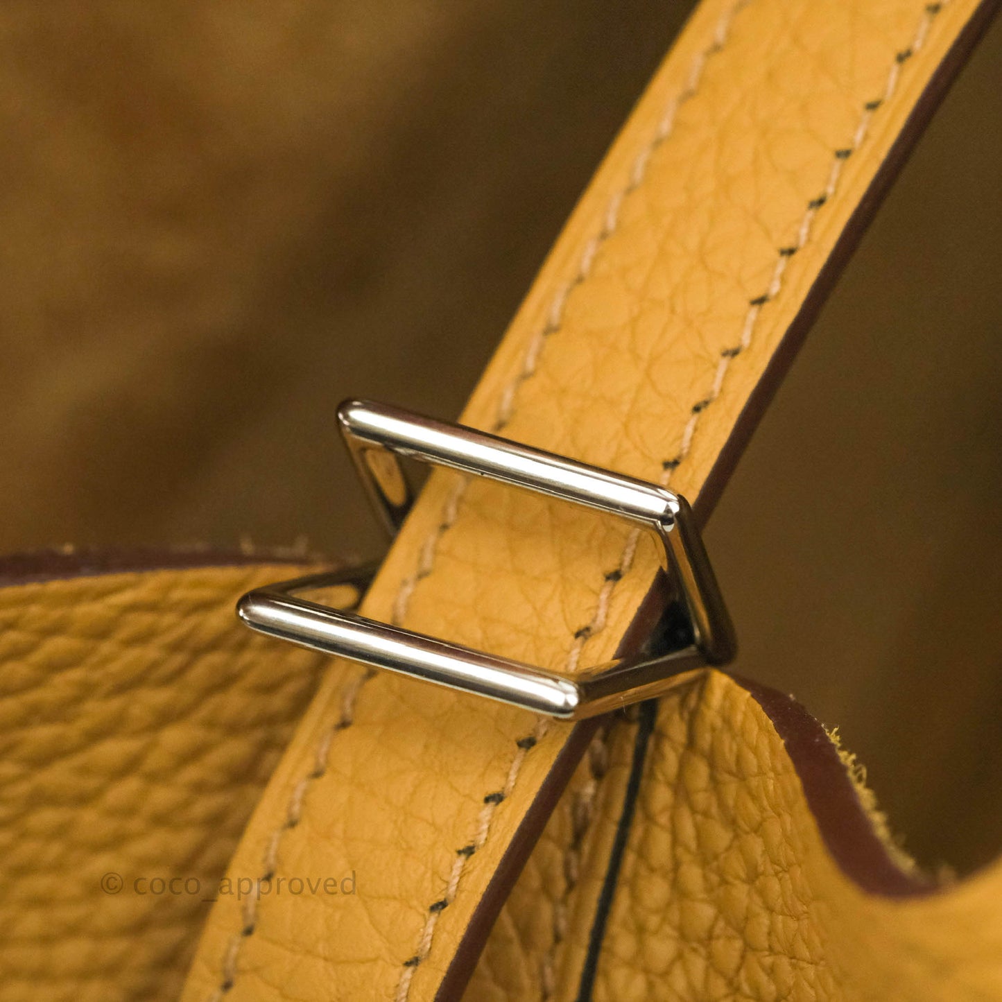 Hermès Picotin Lock 18 PM Biscuit 48 Natural 27 Clemence Palladium Hardware