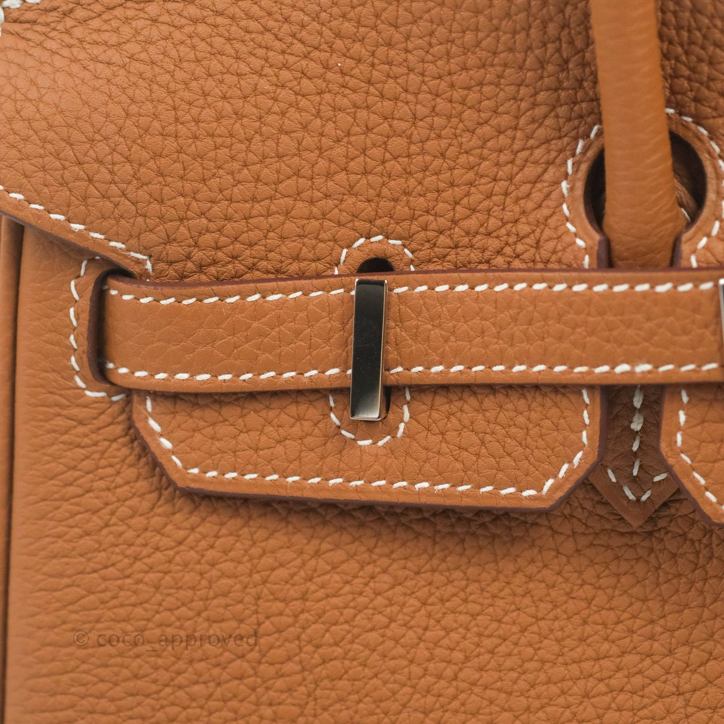 Hermes Birkin 25 Gold Togo Palladium Hardware