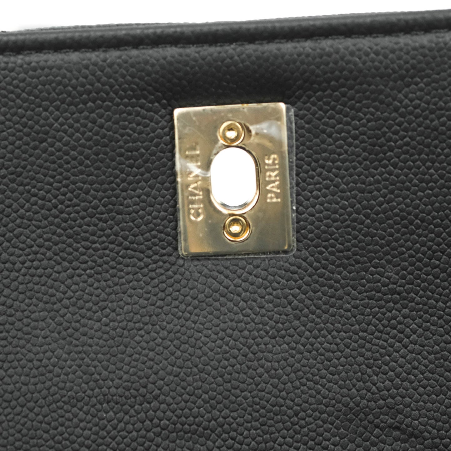 Chanel Quilted Medium Business Affinity Flap Black Caviar Gold Hardware