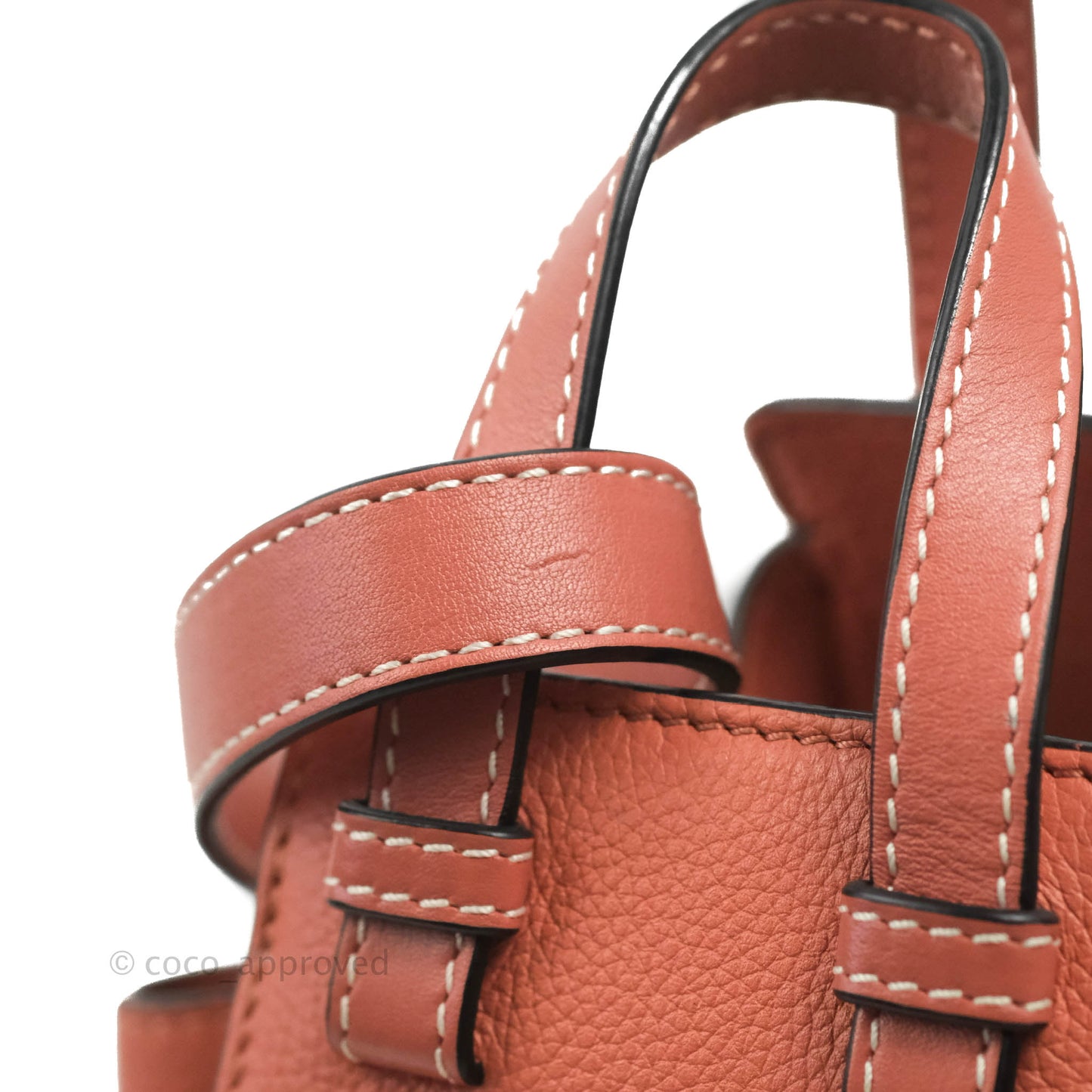 Loewe Mini Hammock Drawstring Pink Tulip Calfskin