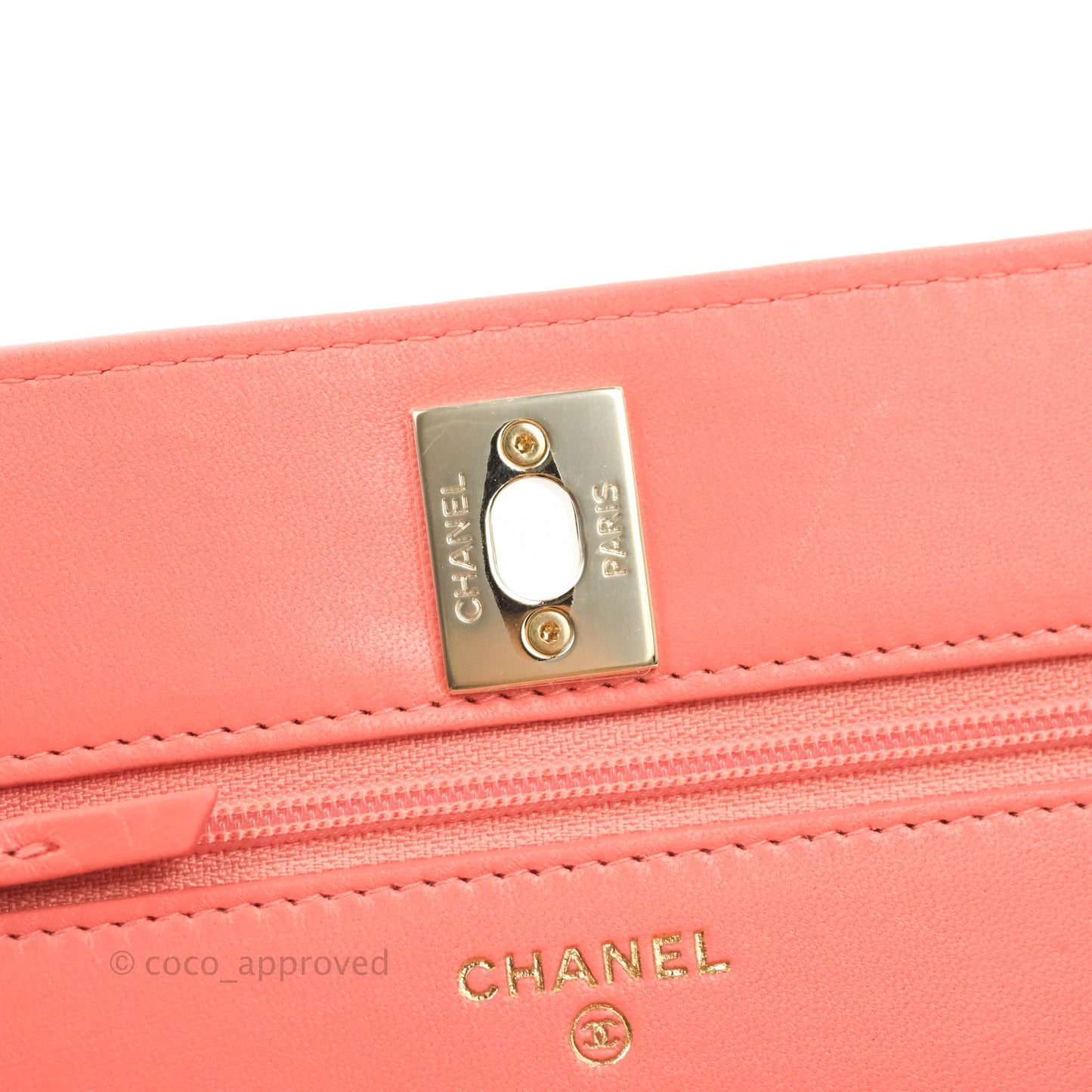 Chanel Trendy CC WOC Pink Lambskin Gold Hardware