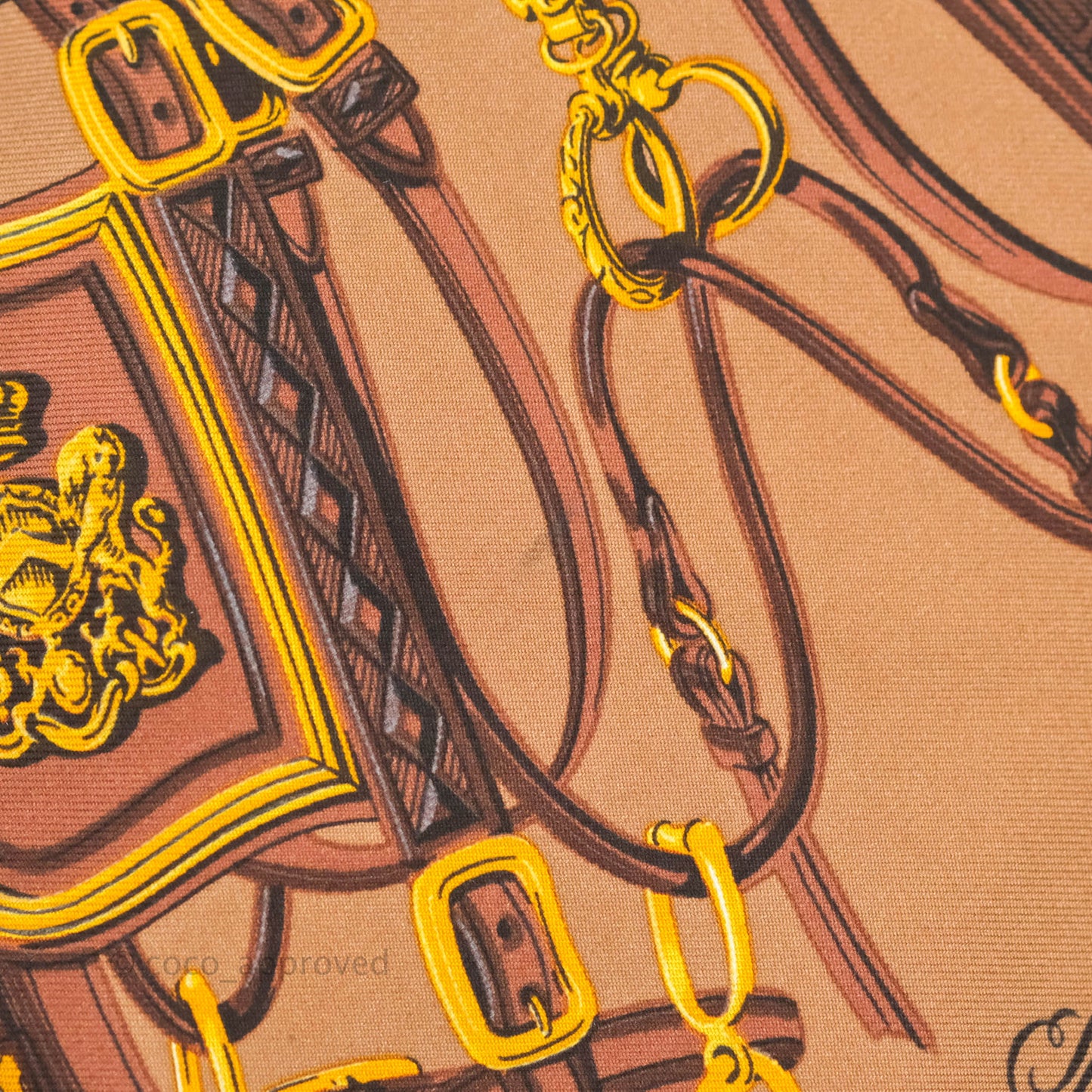 Hermès Silk City Tote Bag Marron