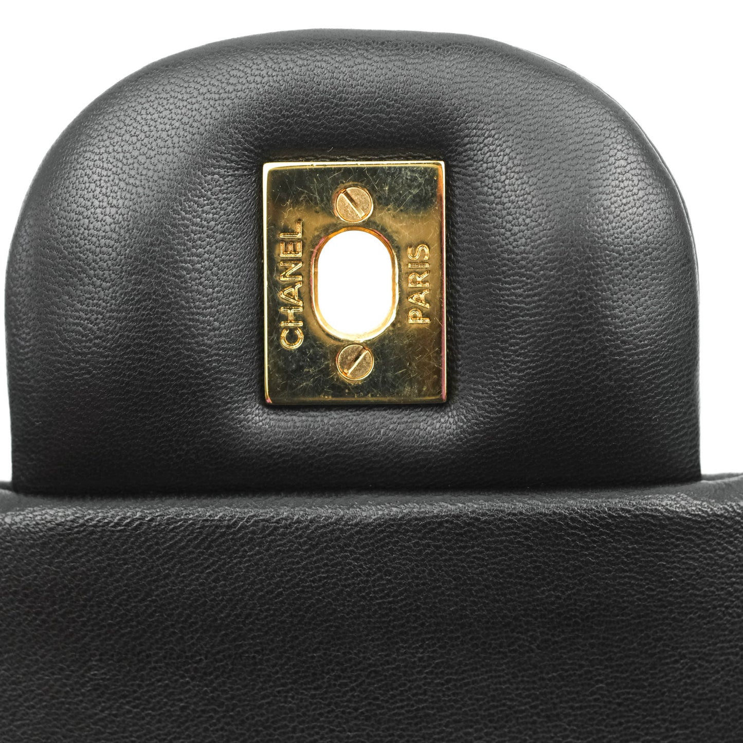 Chanel Jumbo Double Flap Black Lambskin Gold Hardware