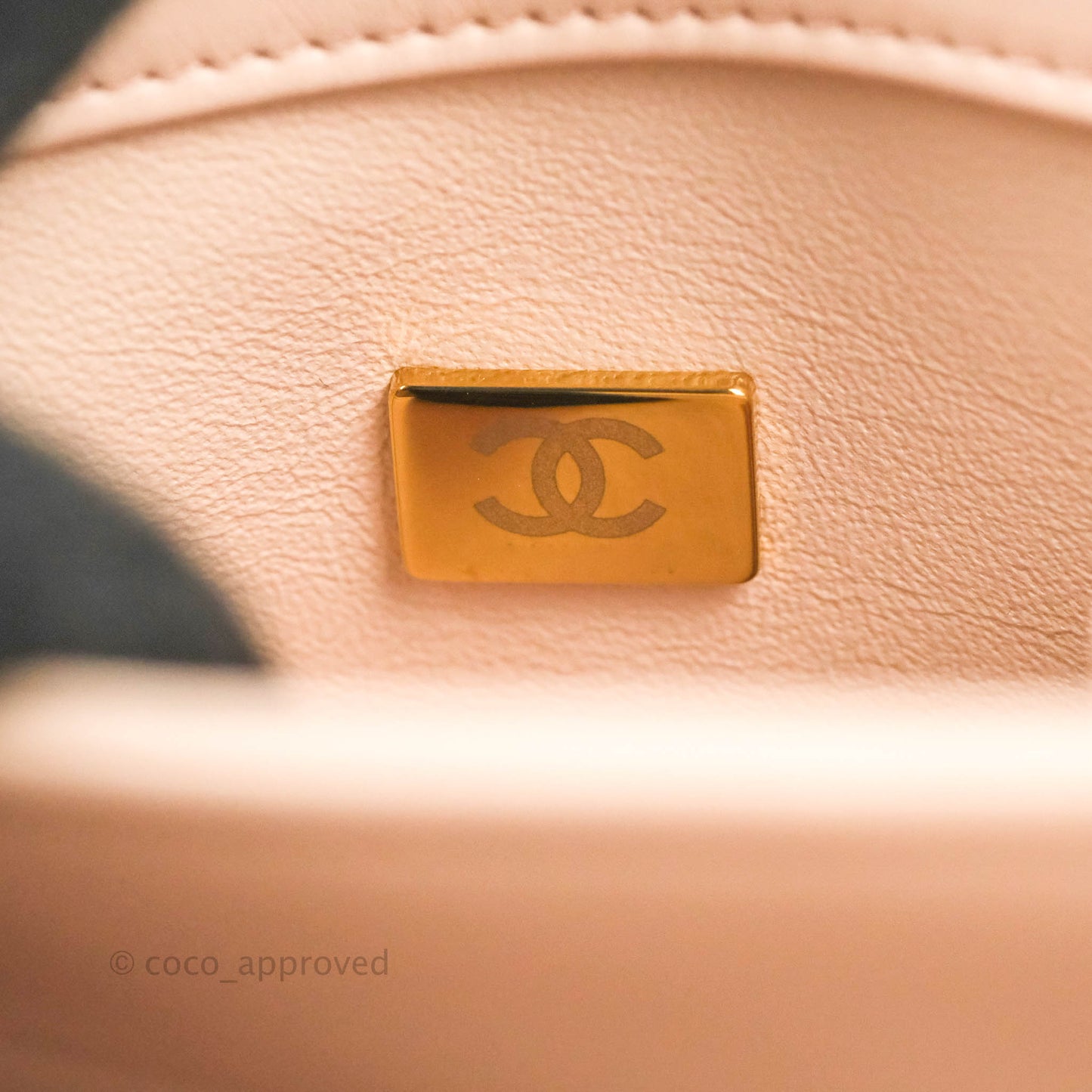 Chanel Small Trendy CC Light Pink Lambskin Gold Hardware