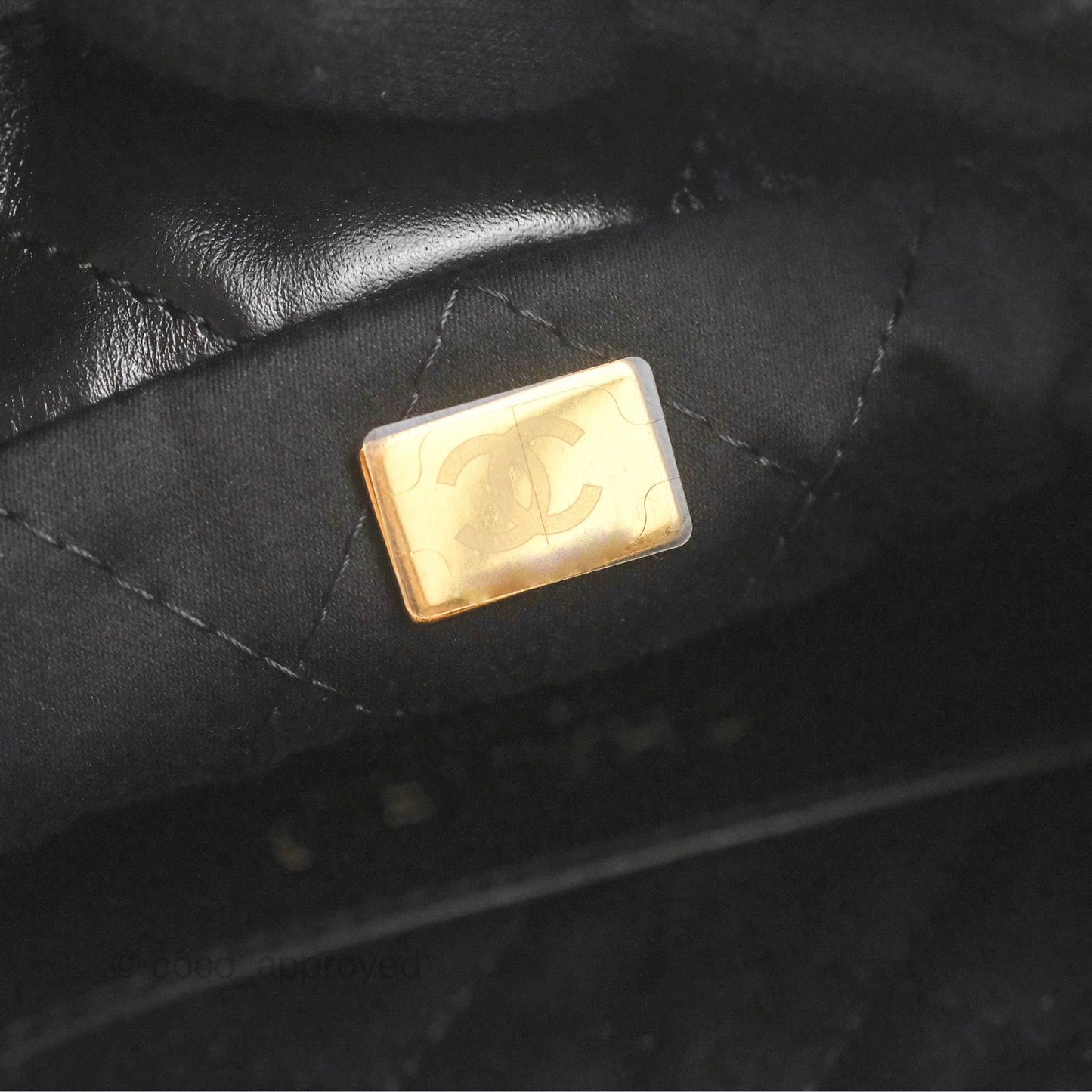 Chanel 22 Mini Bag Black Crumpled Calfskin