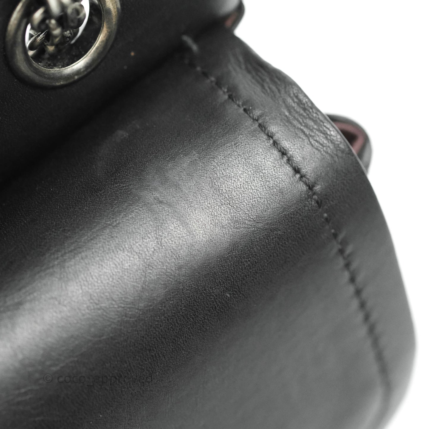 Chanel Reissue 225 Quilted Aged Calfskin Black Ruthenium Hardware