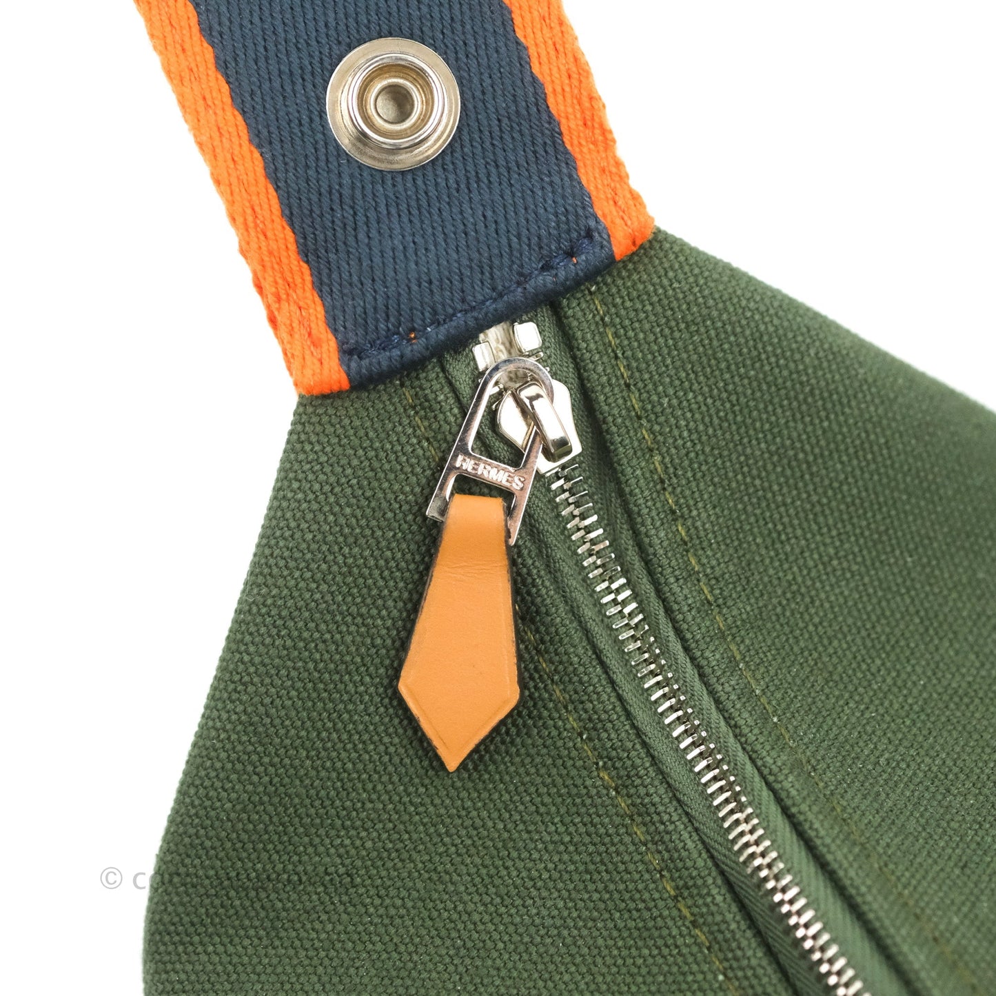 Hermès Small Bride-A-Brac Vert Foret Canvas