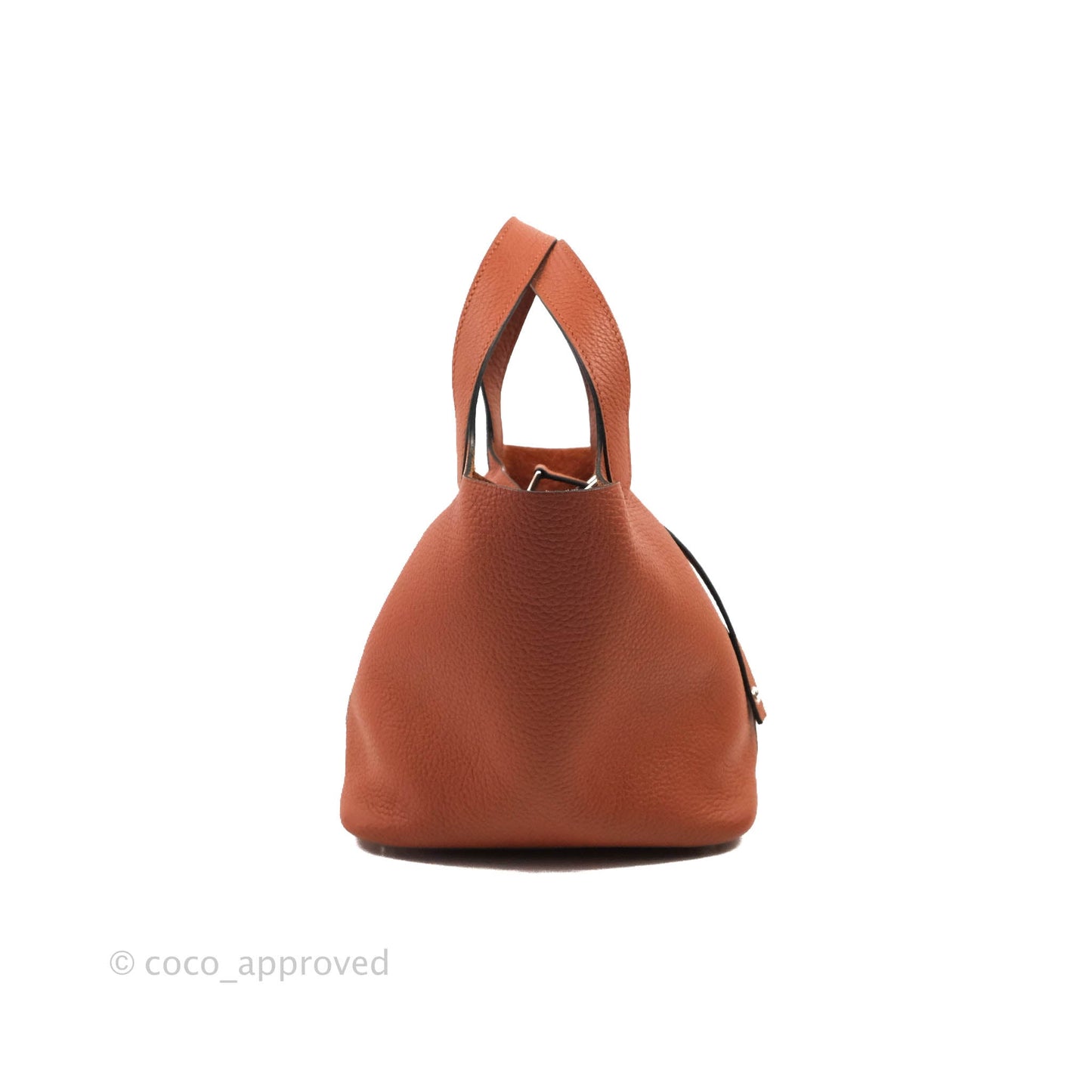 Hermès Picotin Lock 18 PM Cuivre 6C Clemence Palladium Hardware