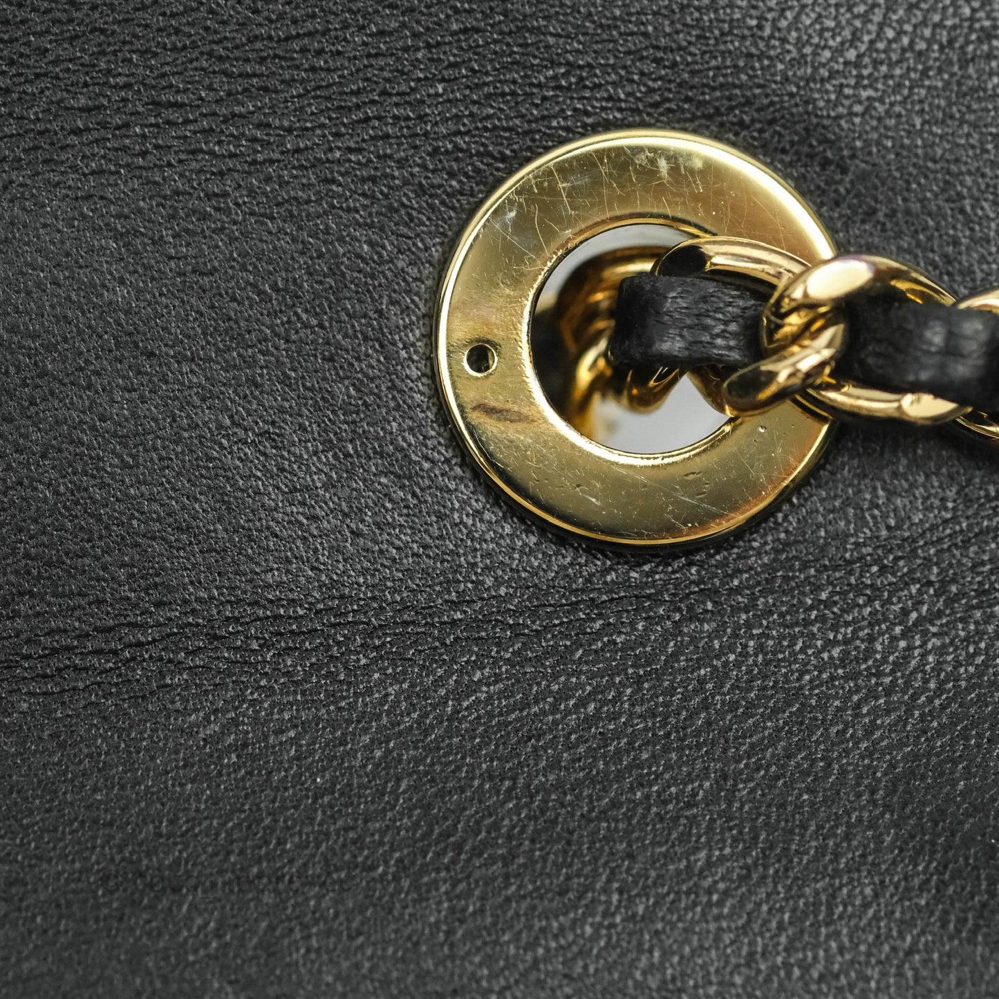 Chanel Mini Quilted Trendy CC Clutch With Chain Black Lambskin Gold Hardware