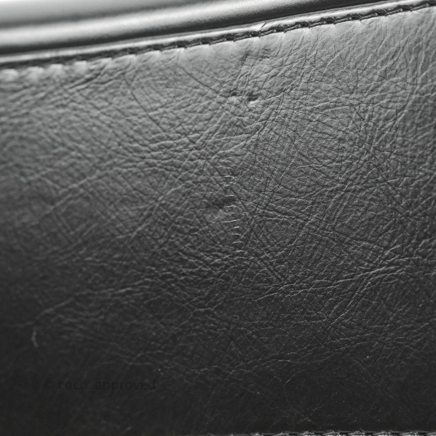 Chanel Small Gabrielle Backpack White Black Aged Calfskin